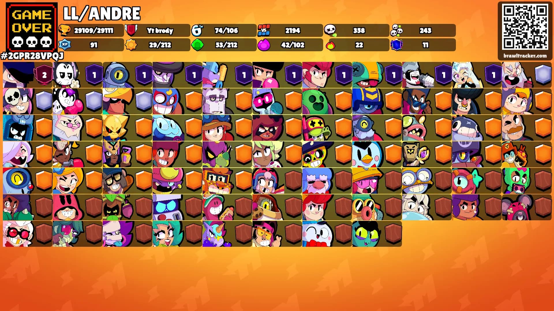 LL/ANDRE's Ranks