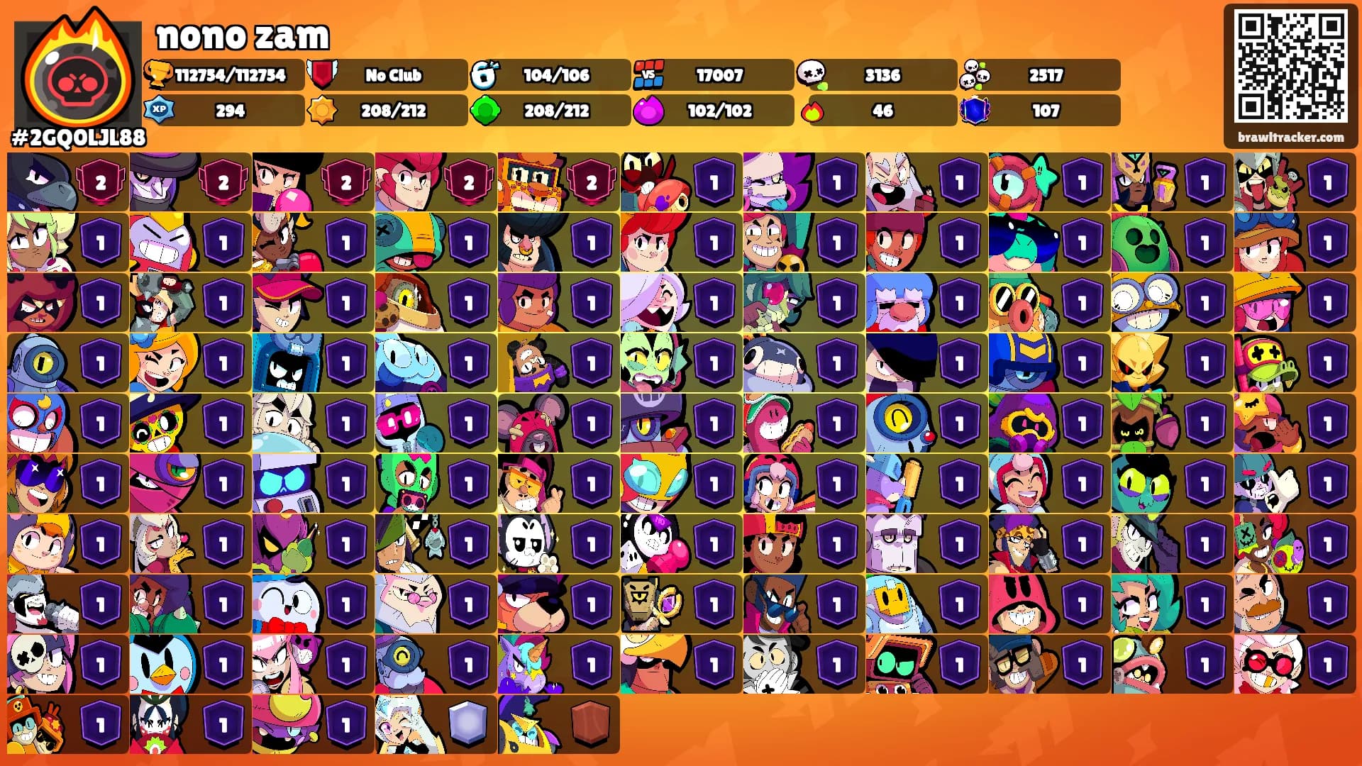 nono zam's Ranks