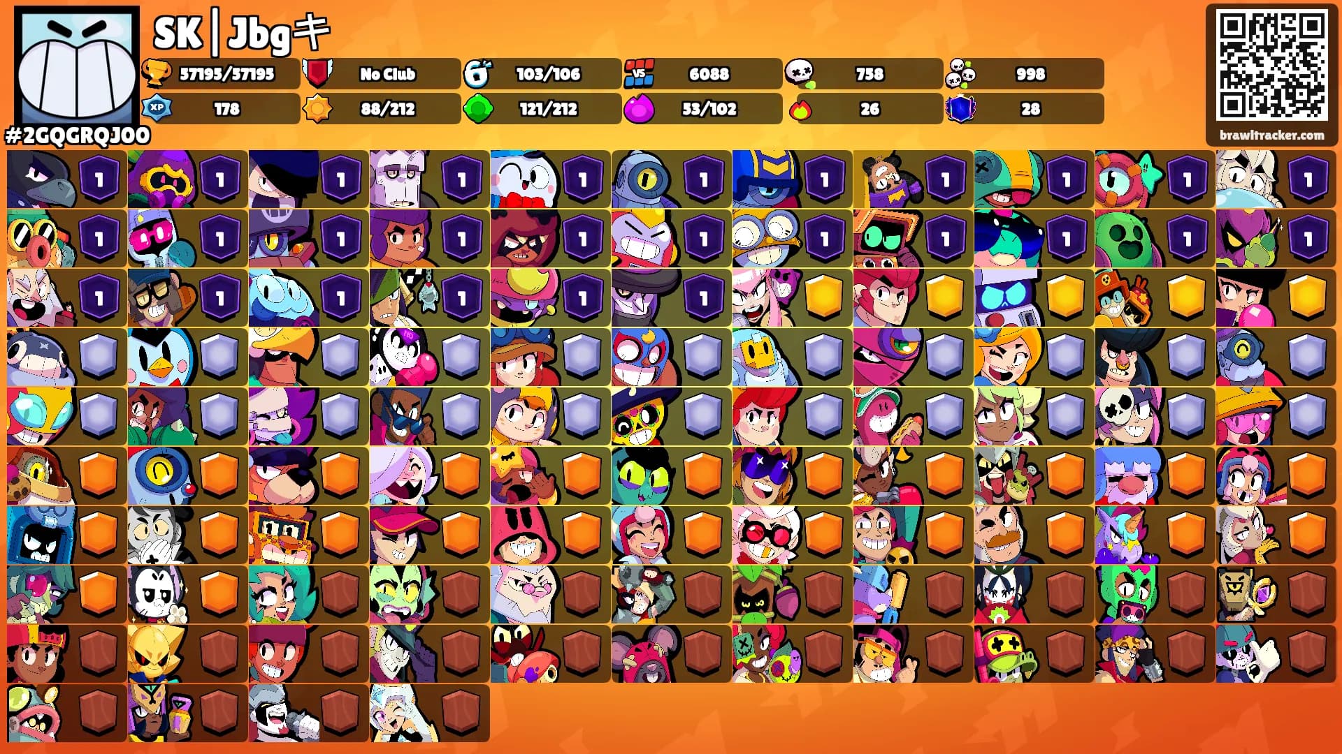SK|Jbgキ's Ranks