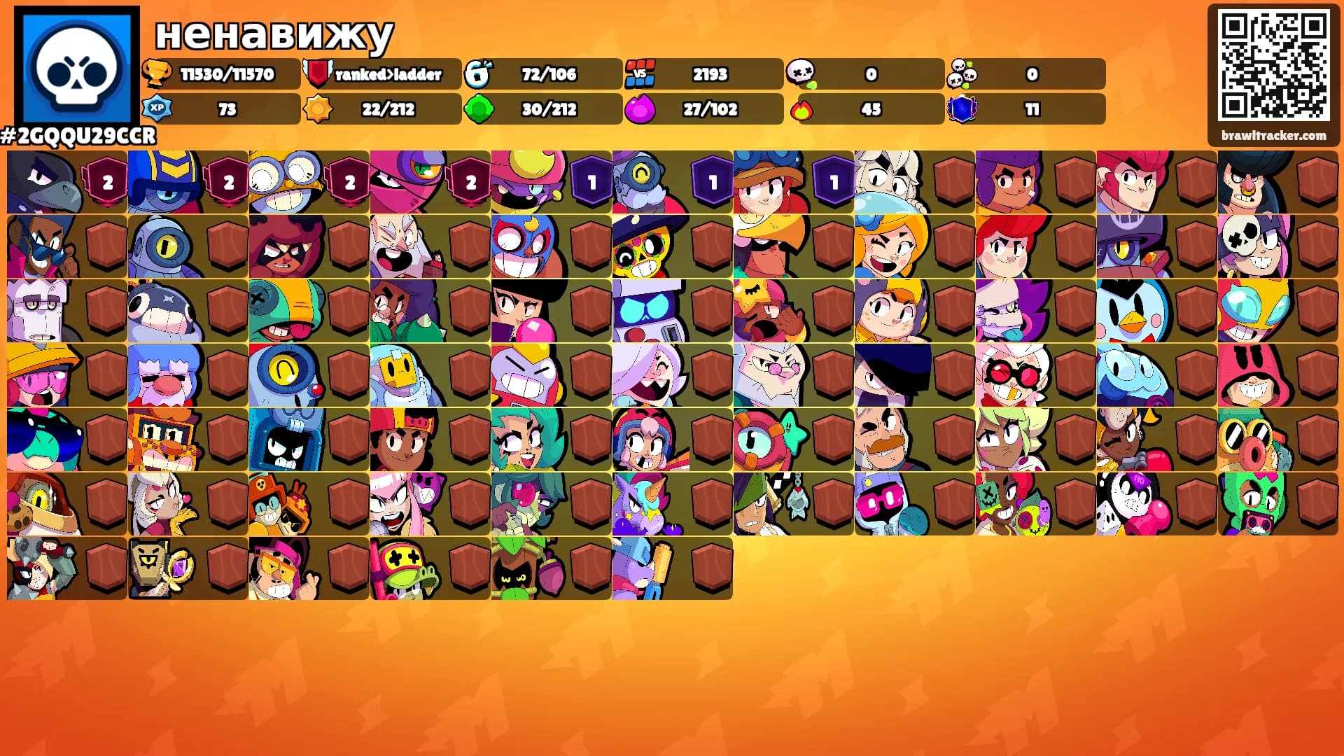 ненавижу's Ranks