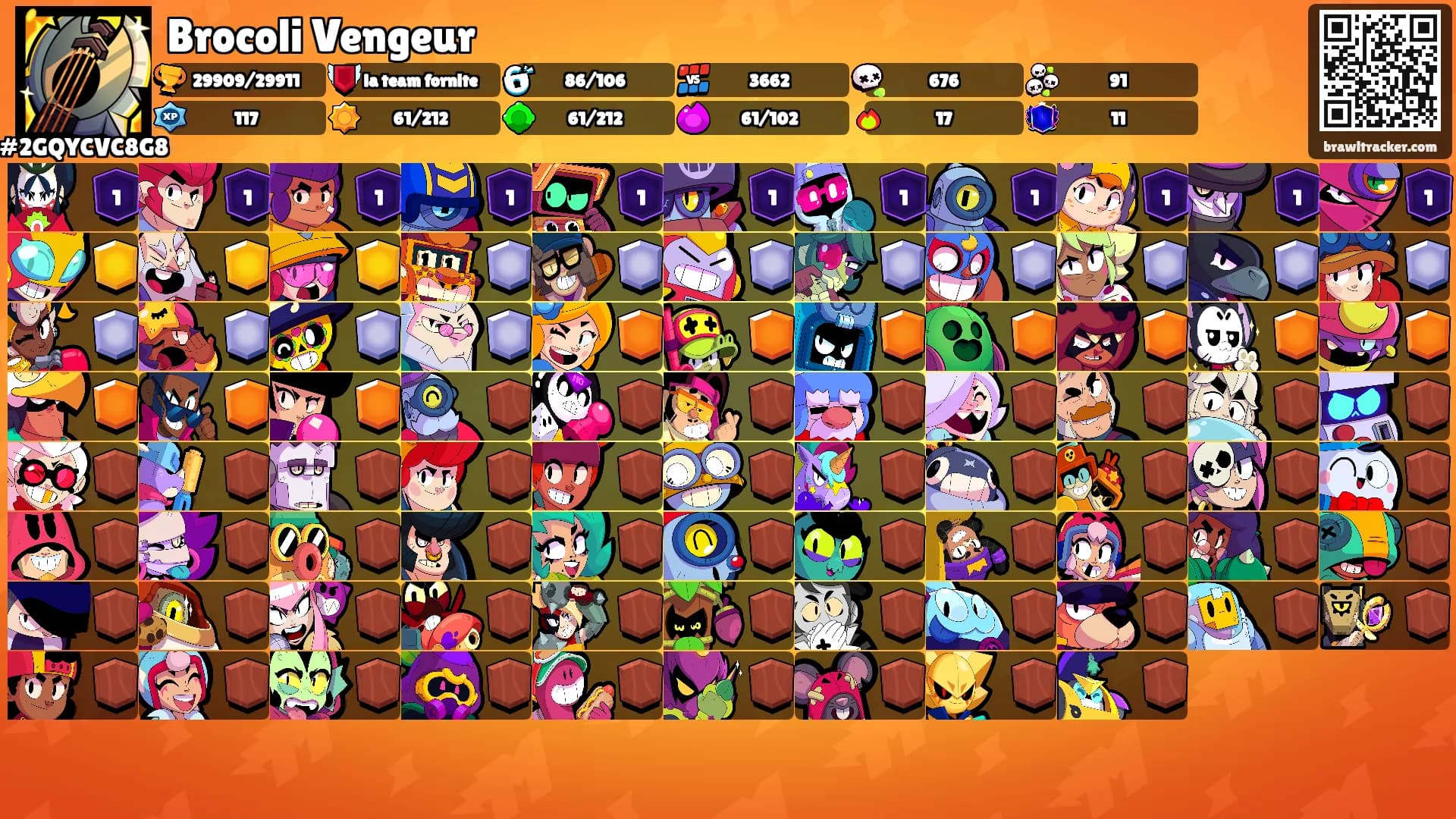 Brocoli Vengeur's Ranks