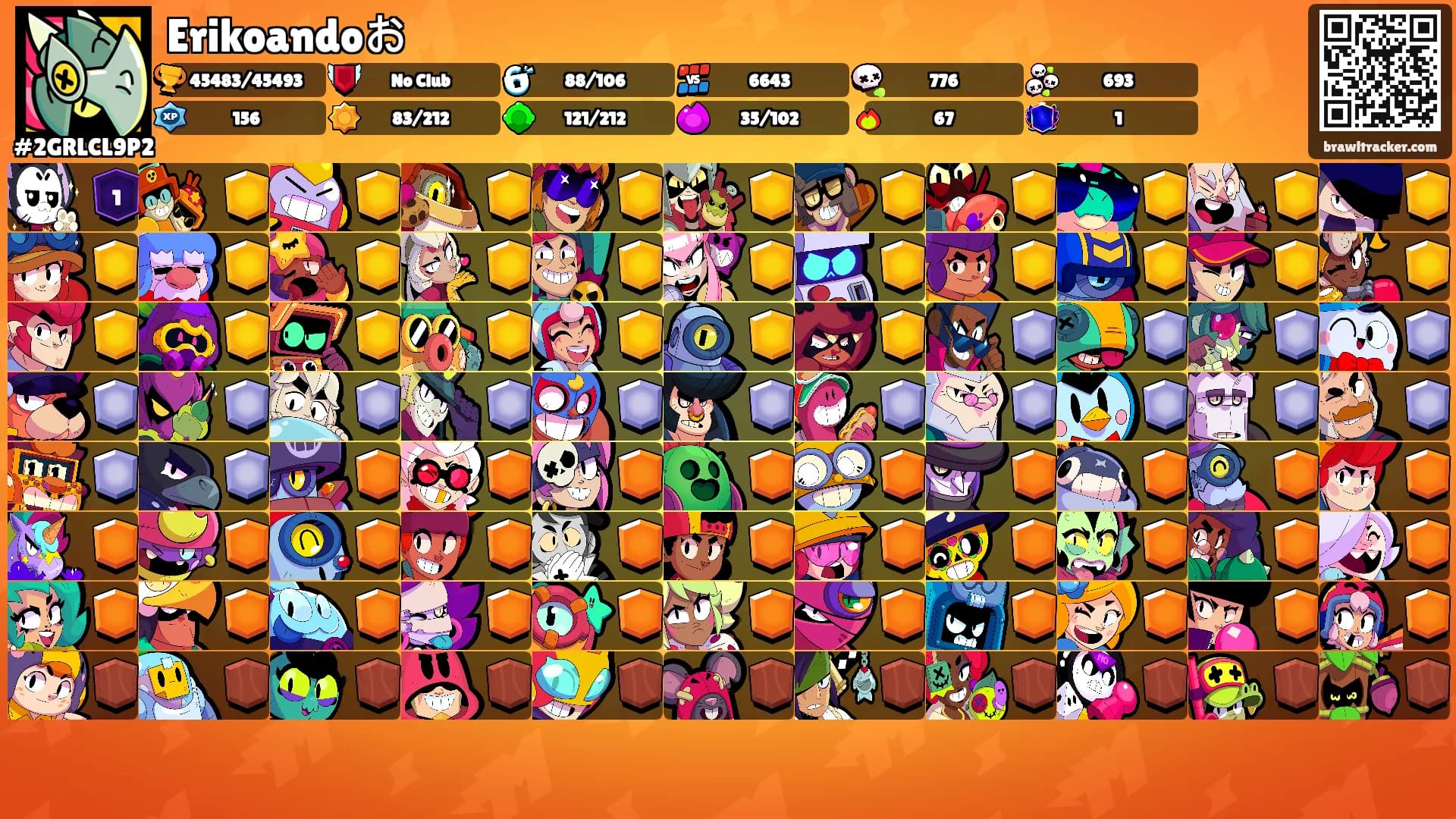 Erikoandoお's Ranks