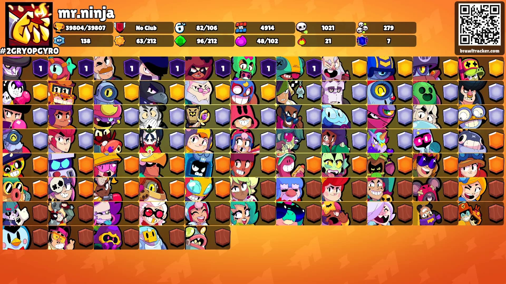 mr.ninja's Ranks