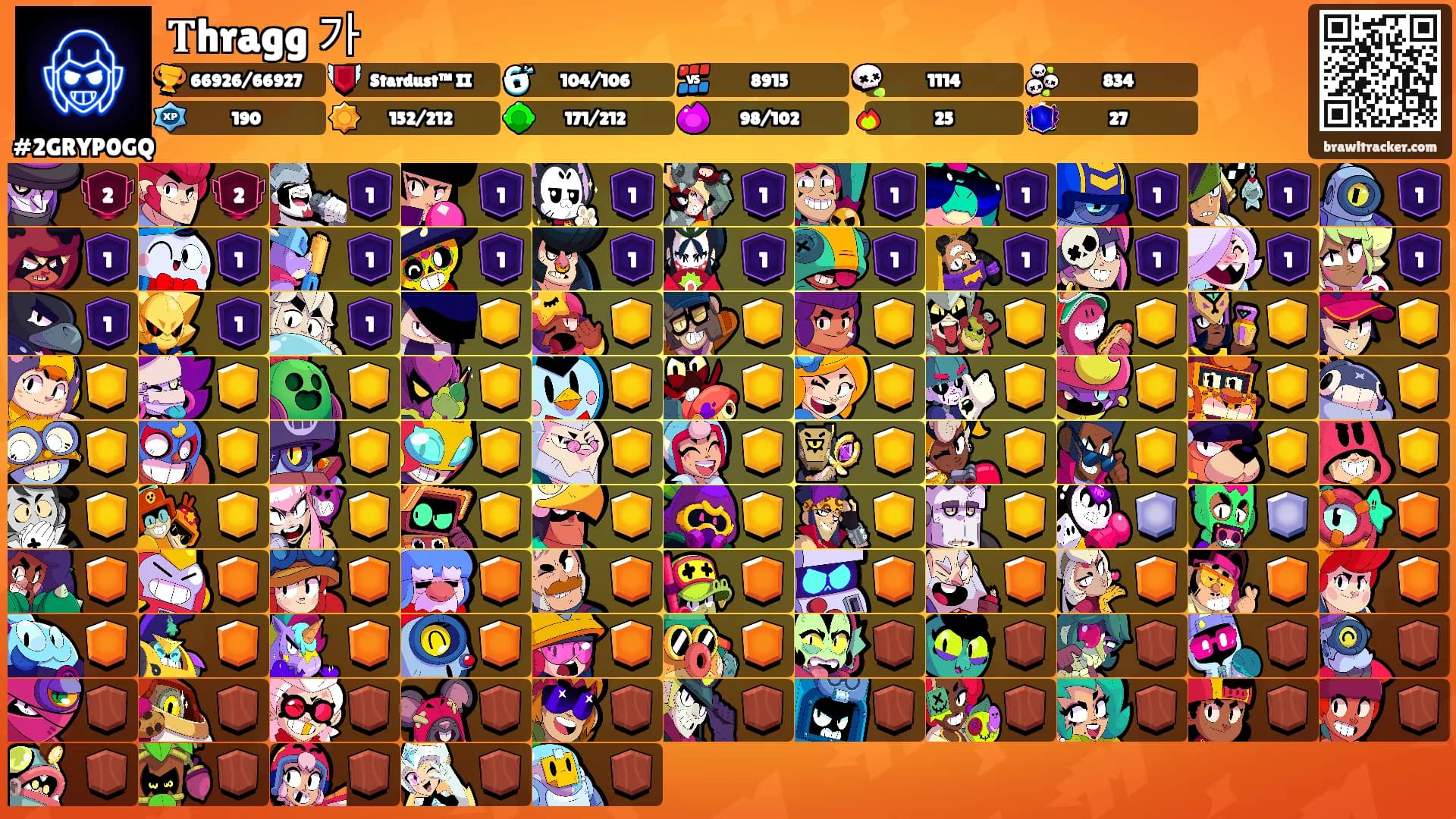 𝐓hragg 가's Ranks