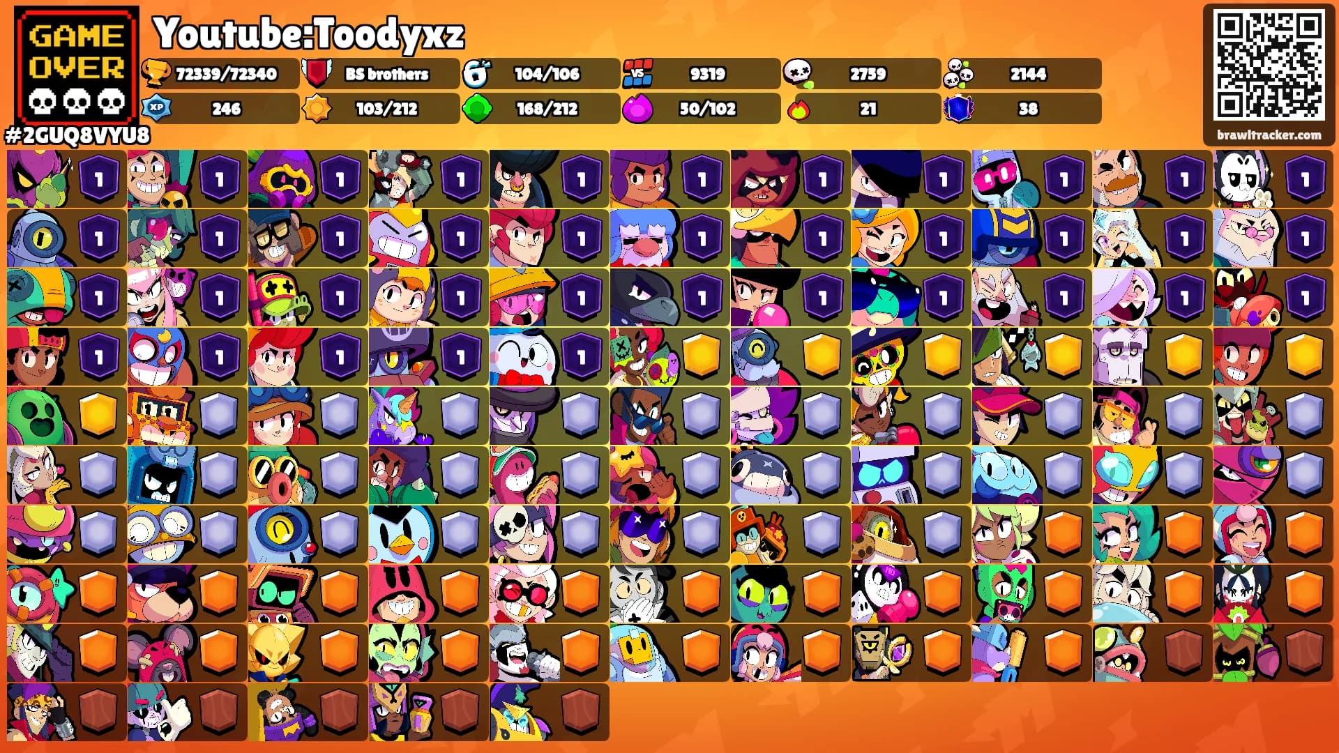 Youtube:Toodyxz's Ranks