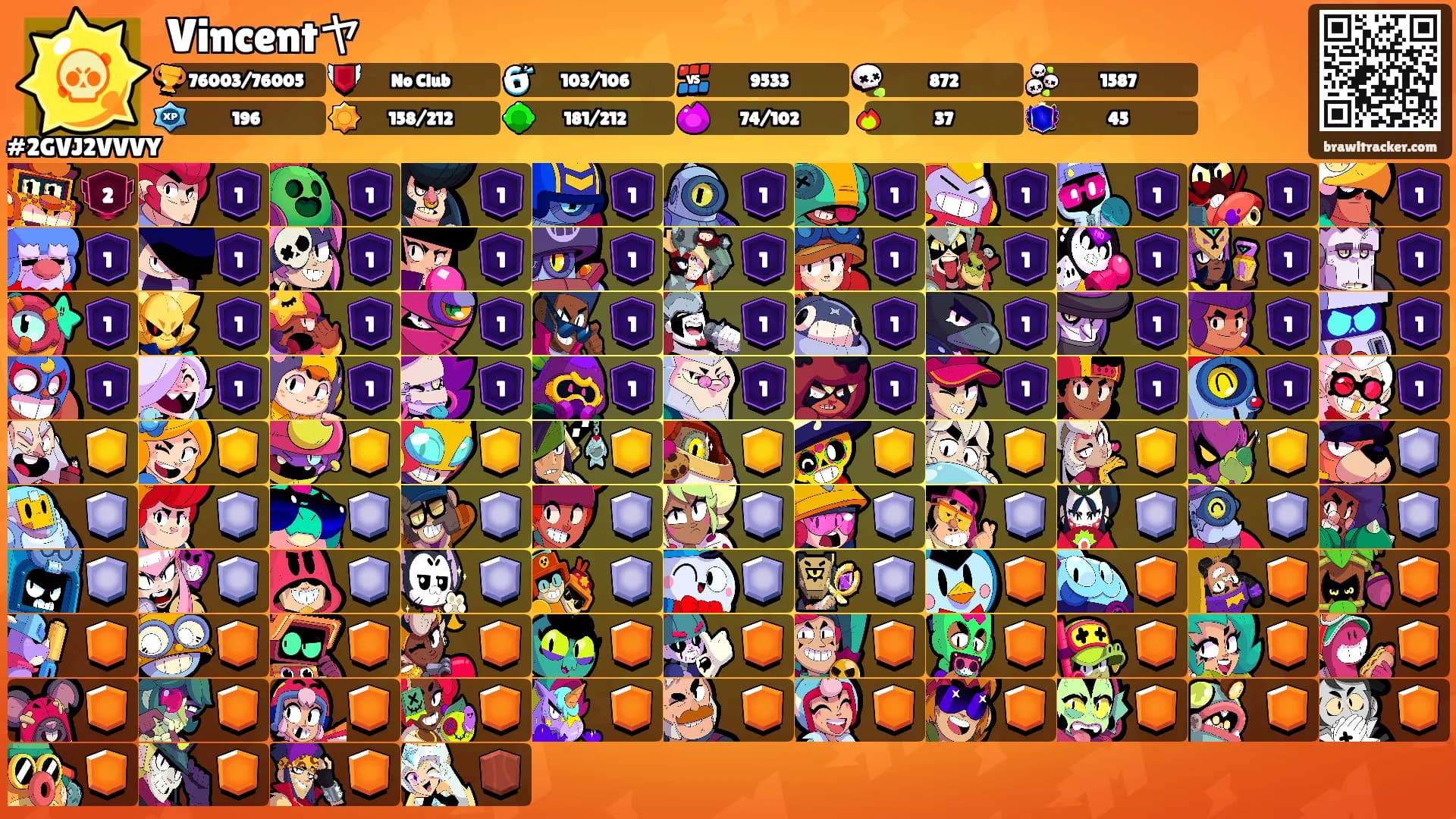 Vincentヤ's Ranks