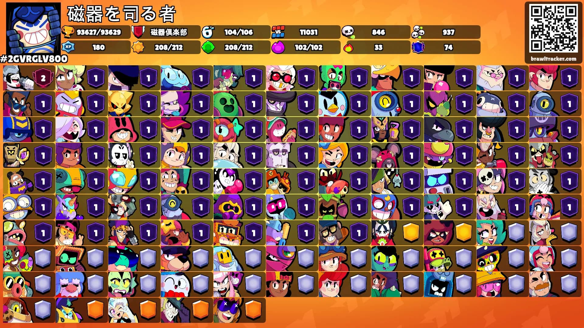 磁器を司る者's Ranks