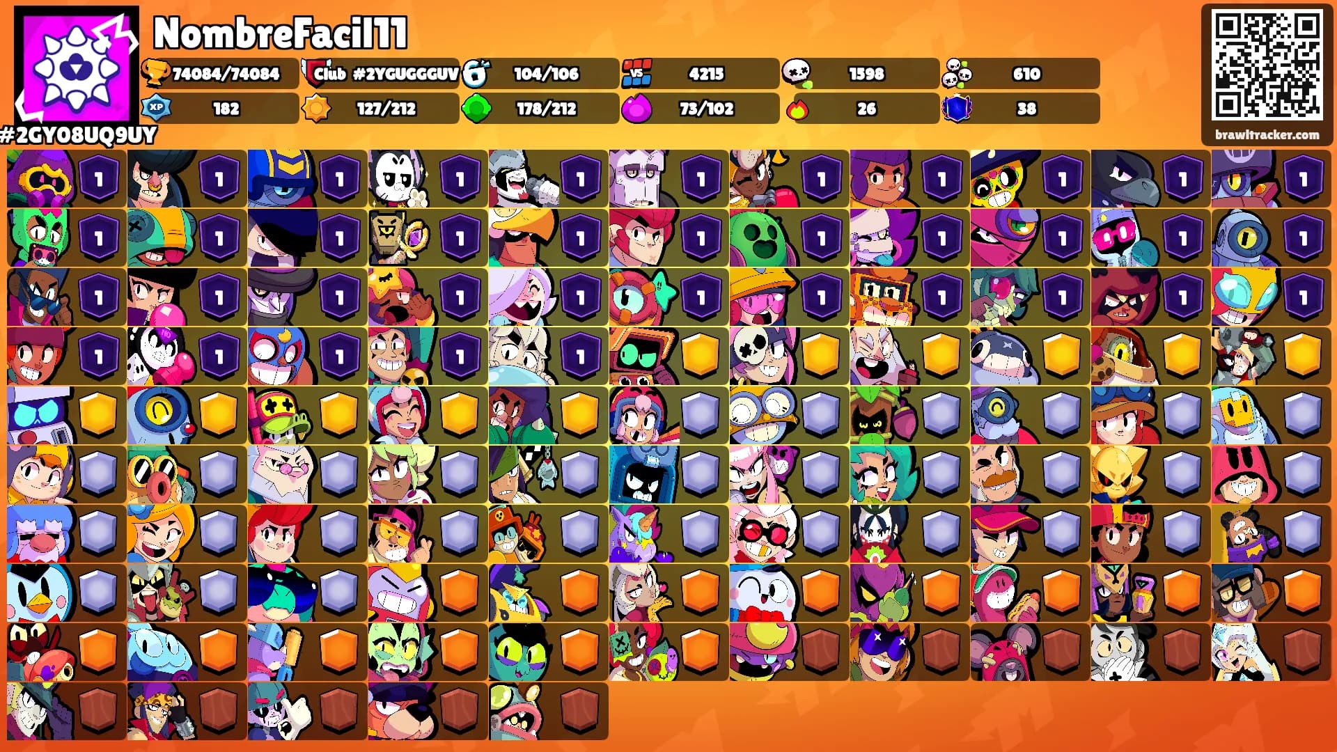 NombreFacil11's Ranks