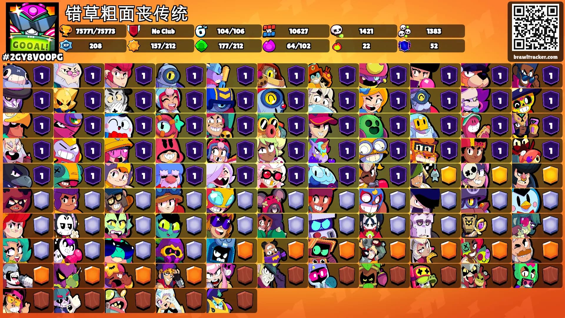 错草粗面丧传统's Ranks