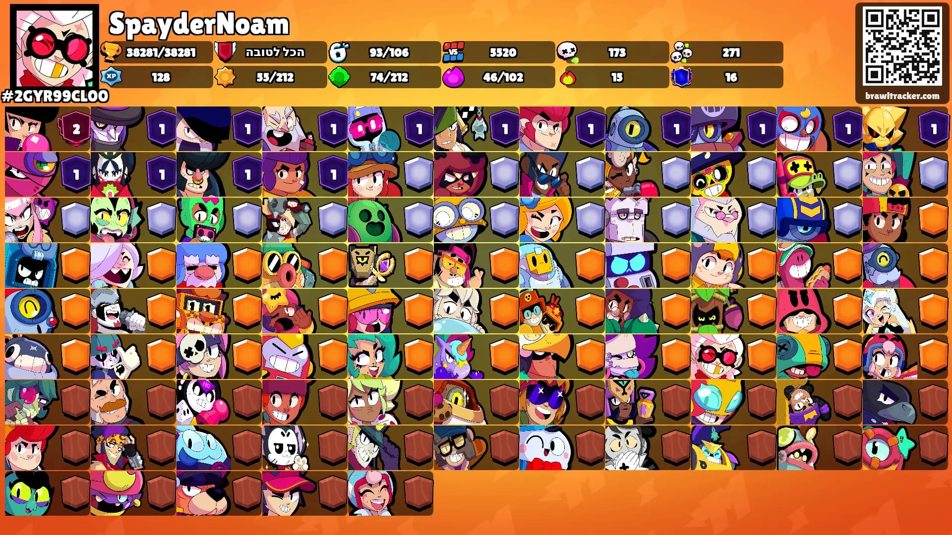 SpayderNoam's Ranks