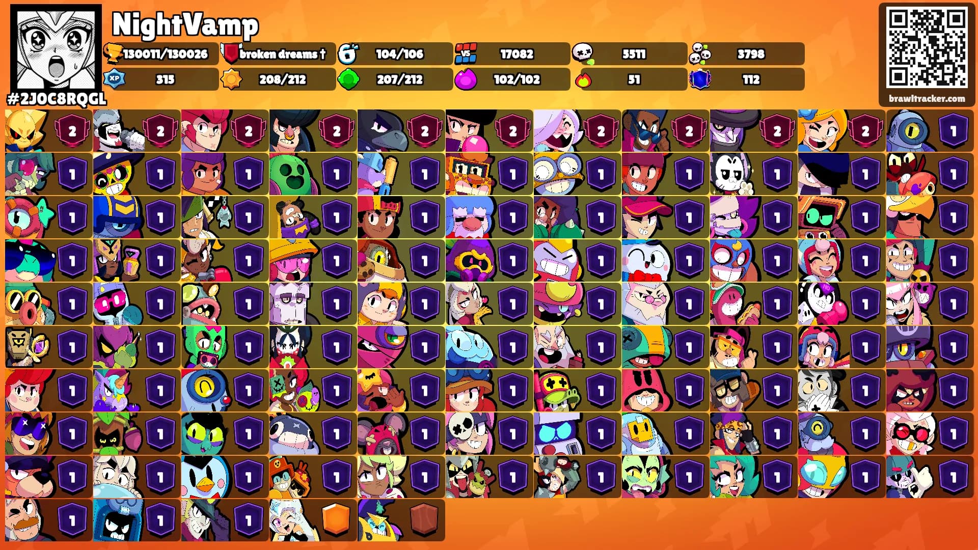 NightVamp's Ranks
