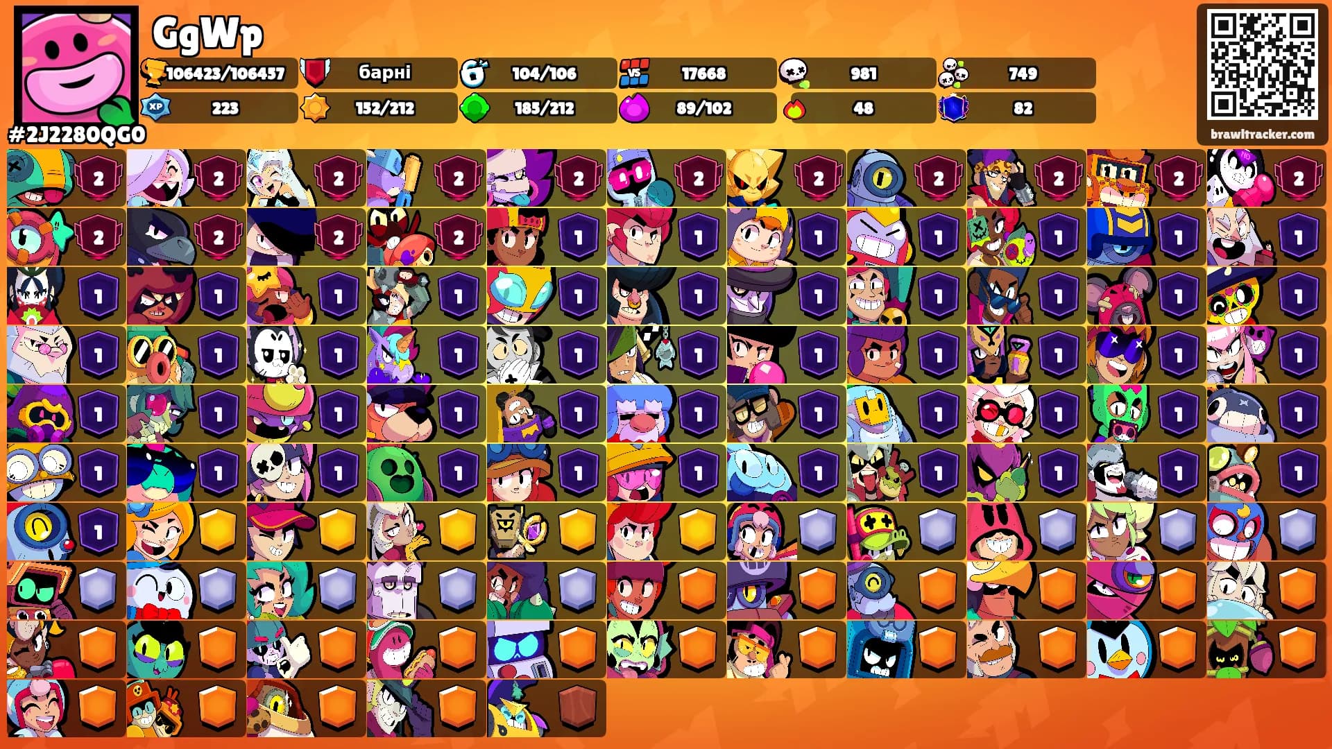 GgWp's Ranks