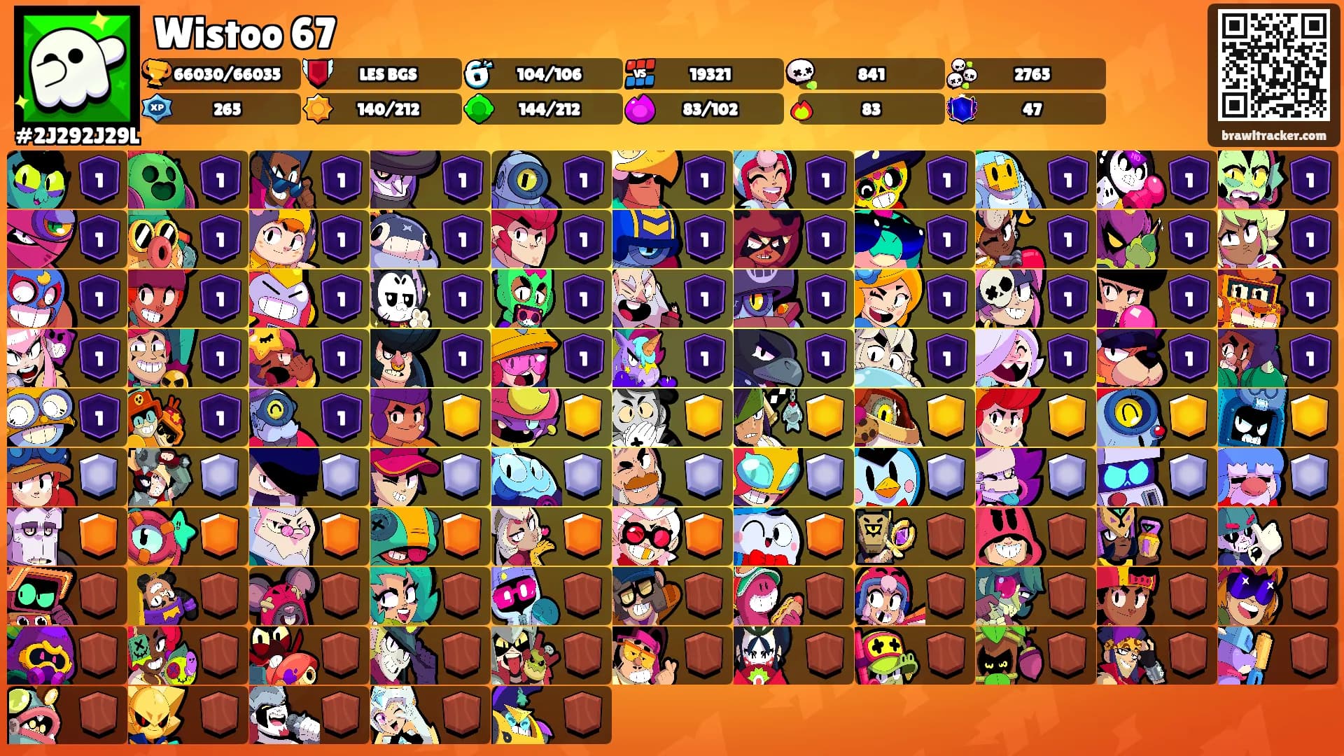 Wistoo 67's Ranks