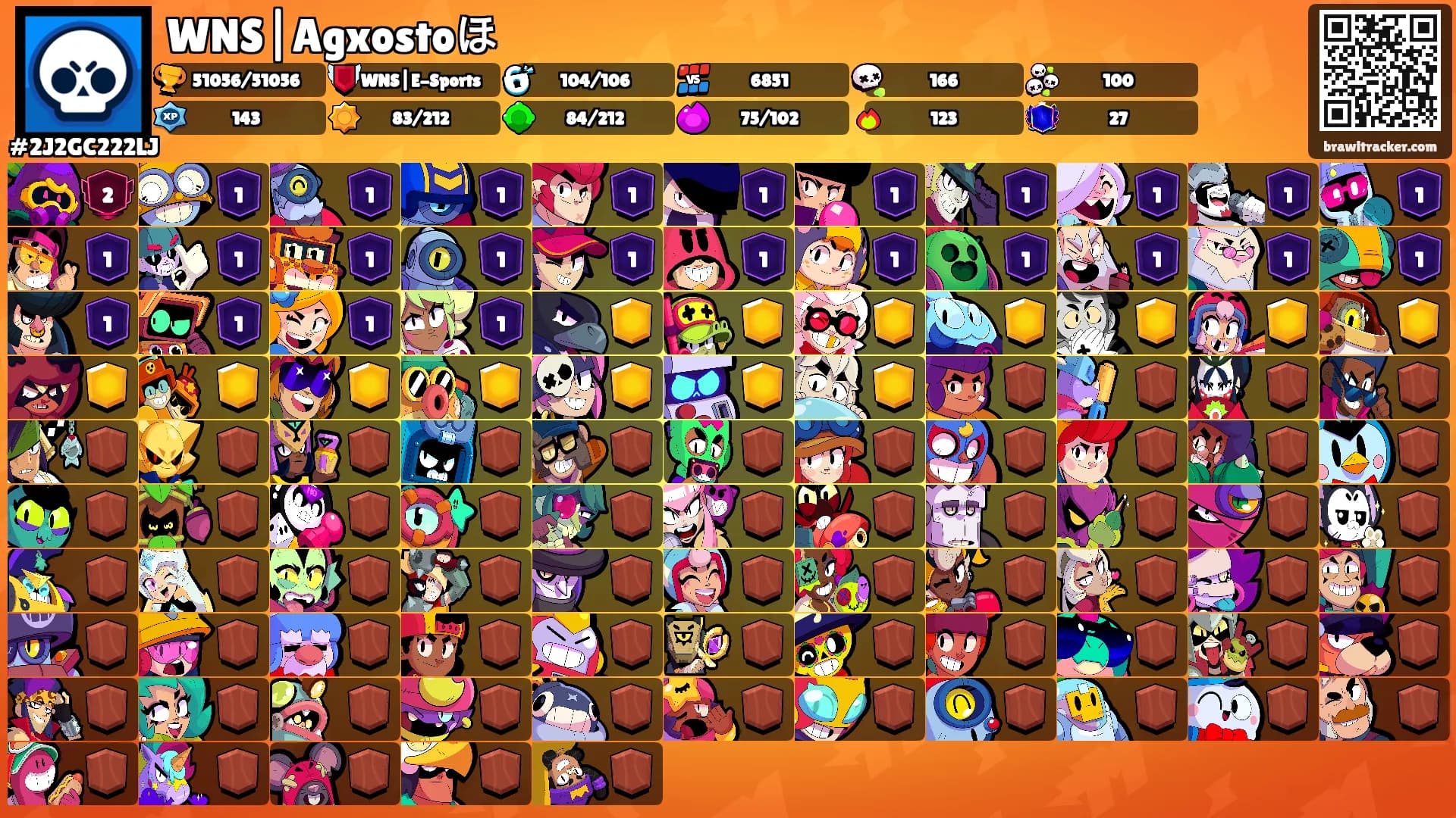 WNS|Agxostoほ's Ranks