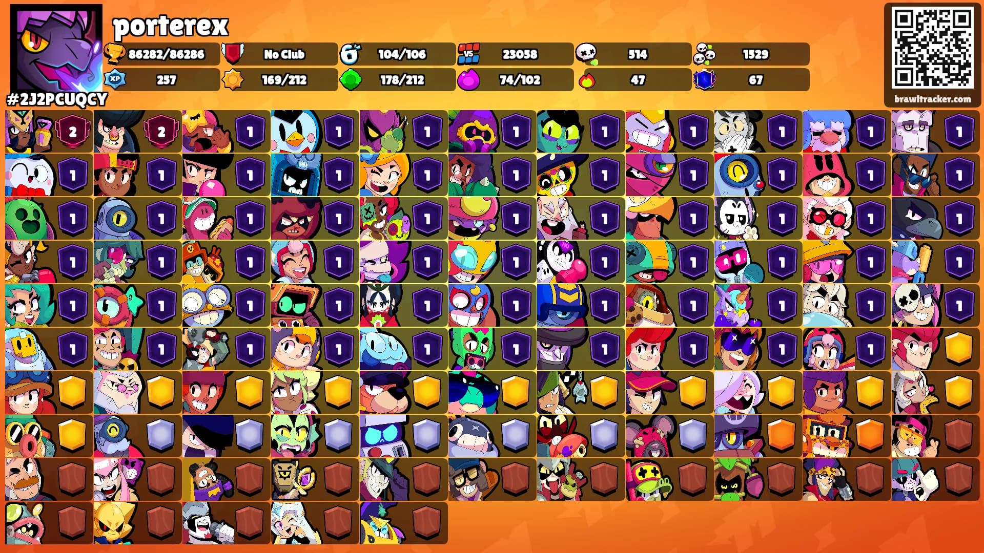 porterex's Ranks