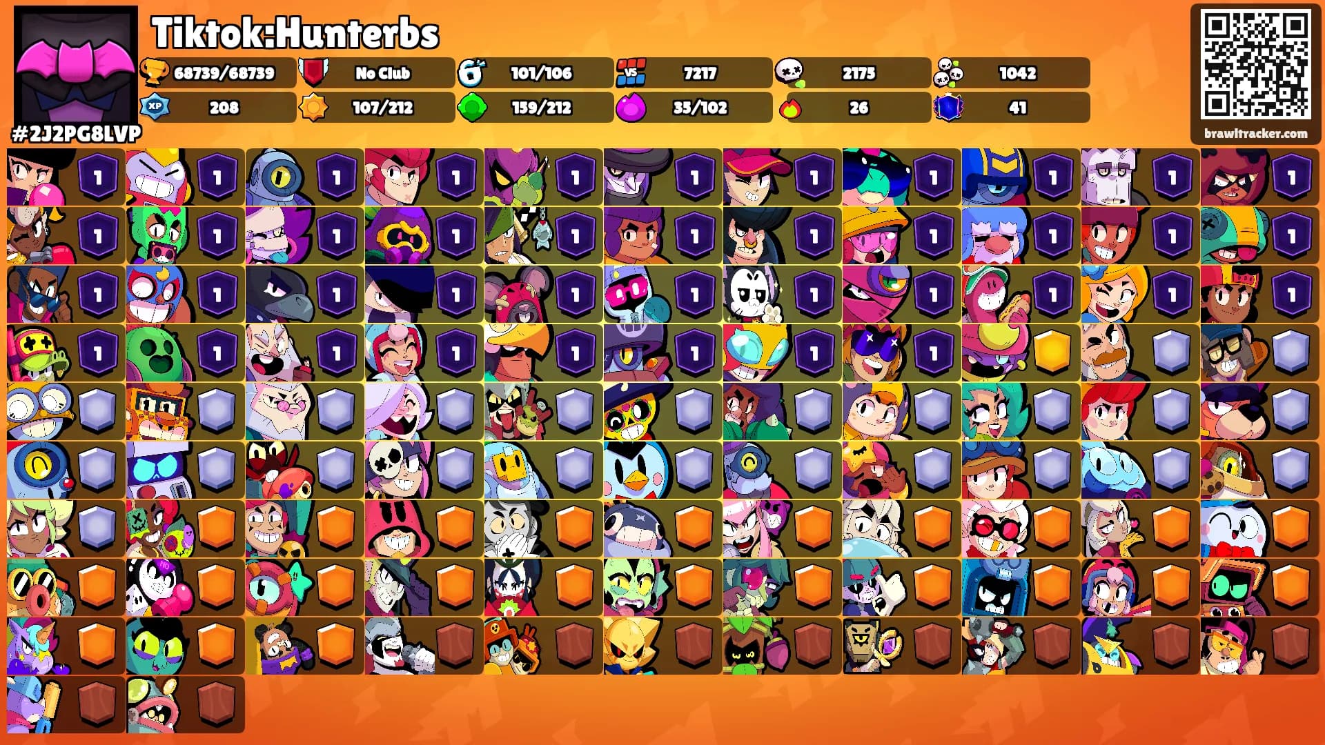 Tiktok:Hunterbs's Ranks