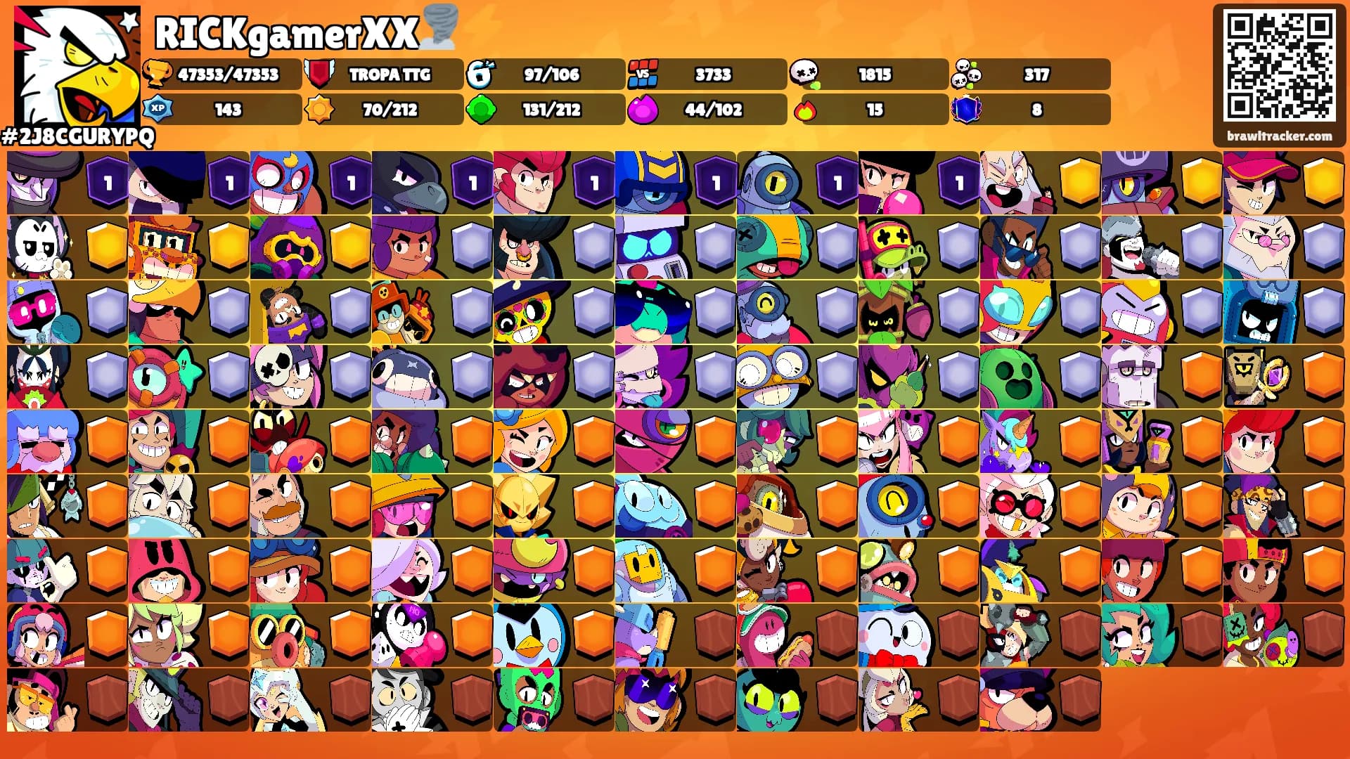 RICKgamerXX🌪️⚡'s Ranks