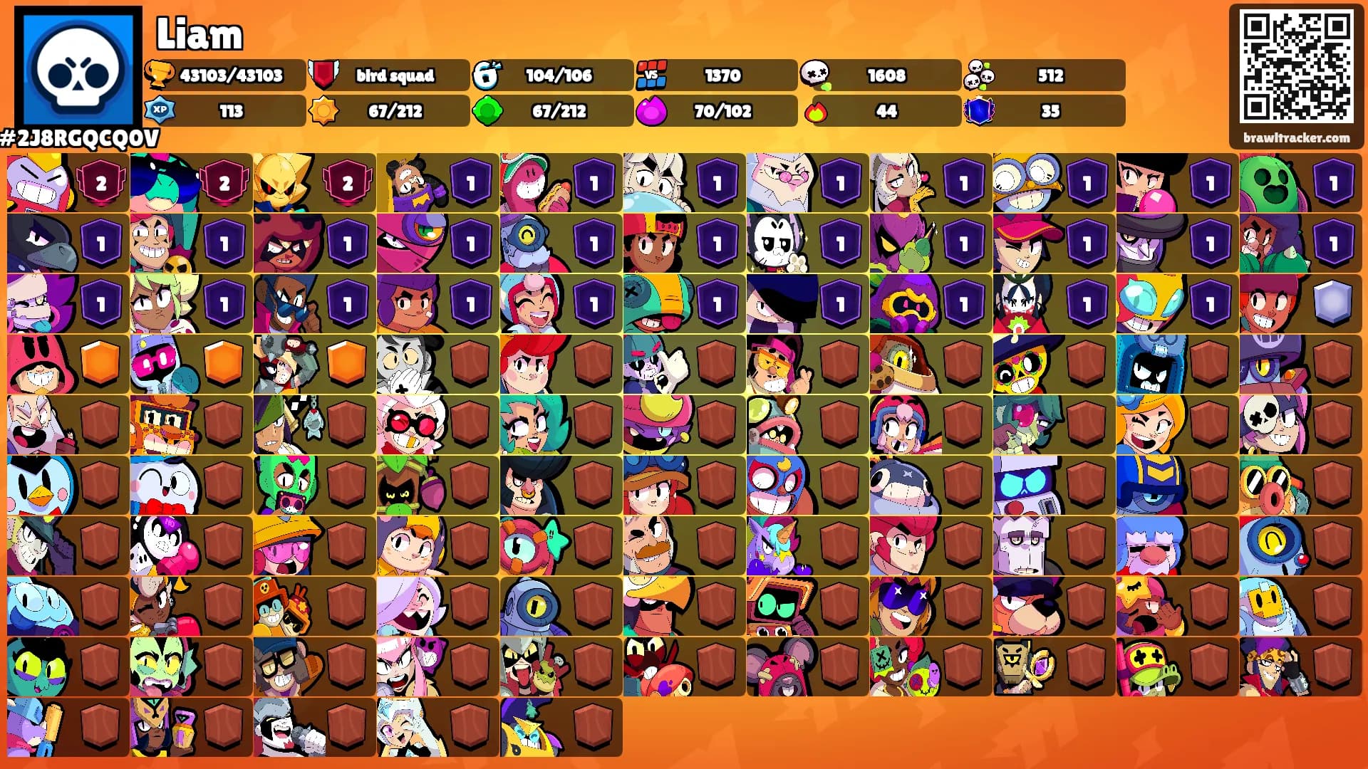 Liam's Ranks