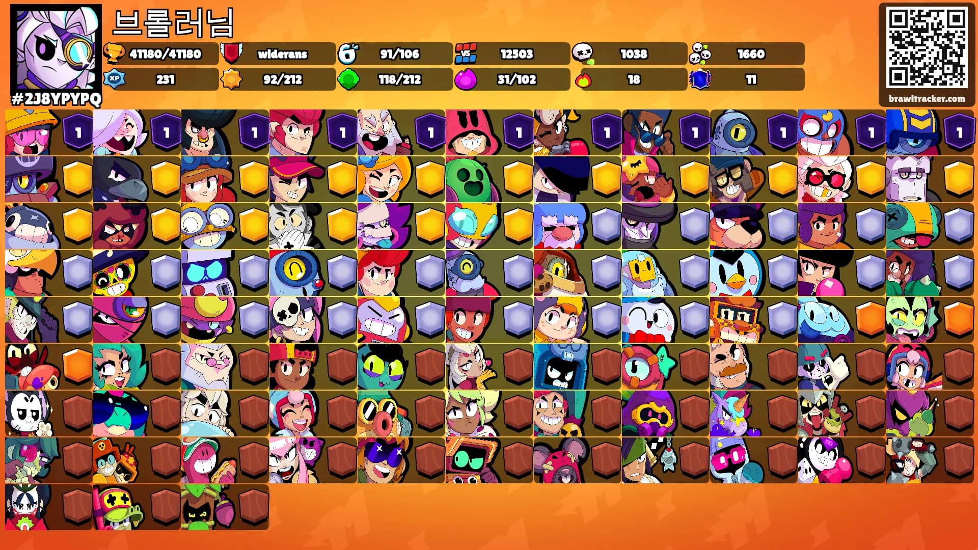 브롤러님's Ranks