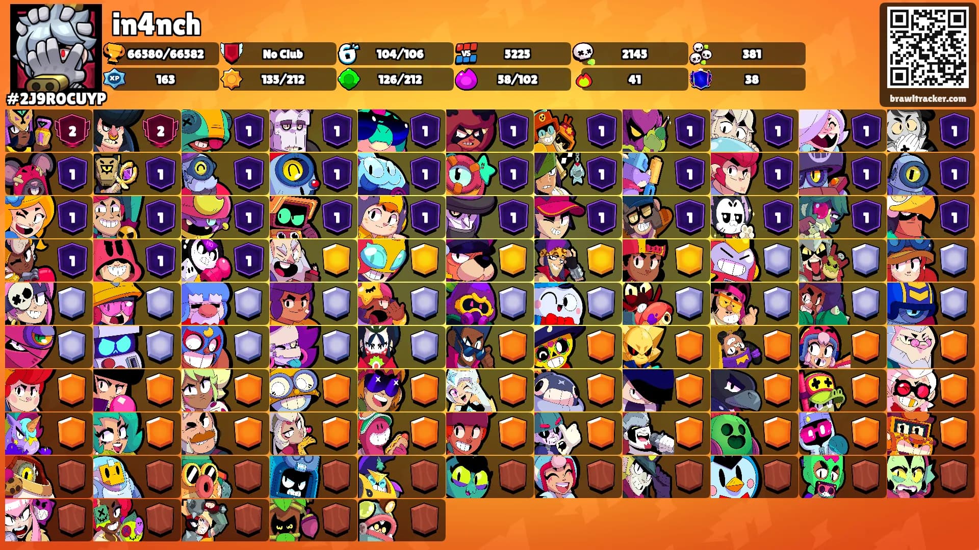 in4nch's Ranks