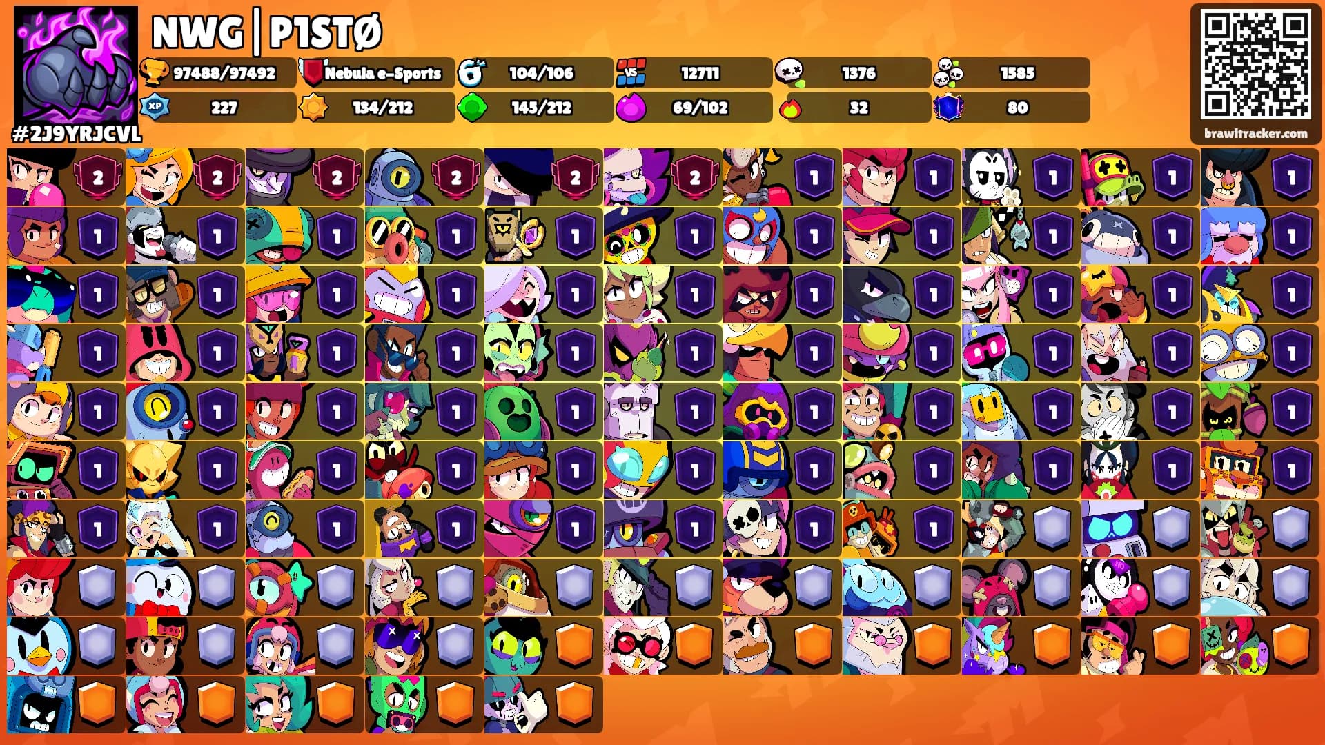 NWG|P1STØ's Ranks