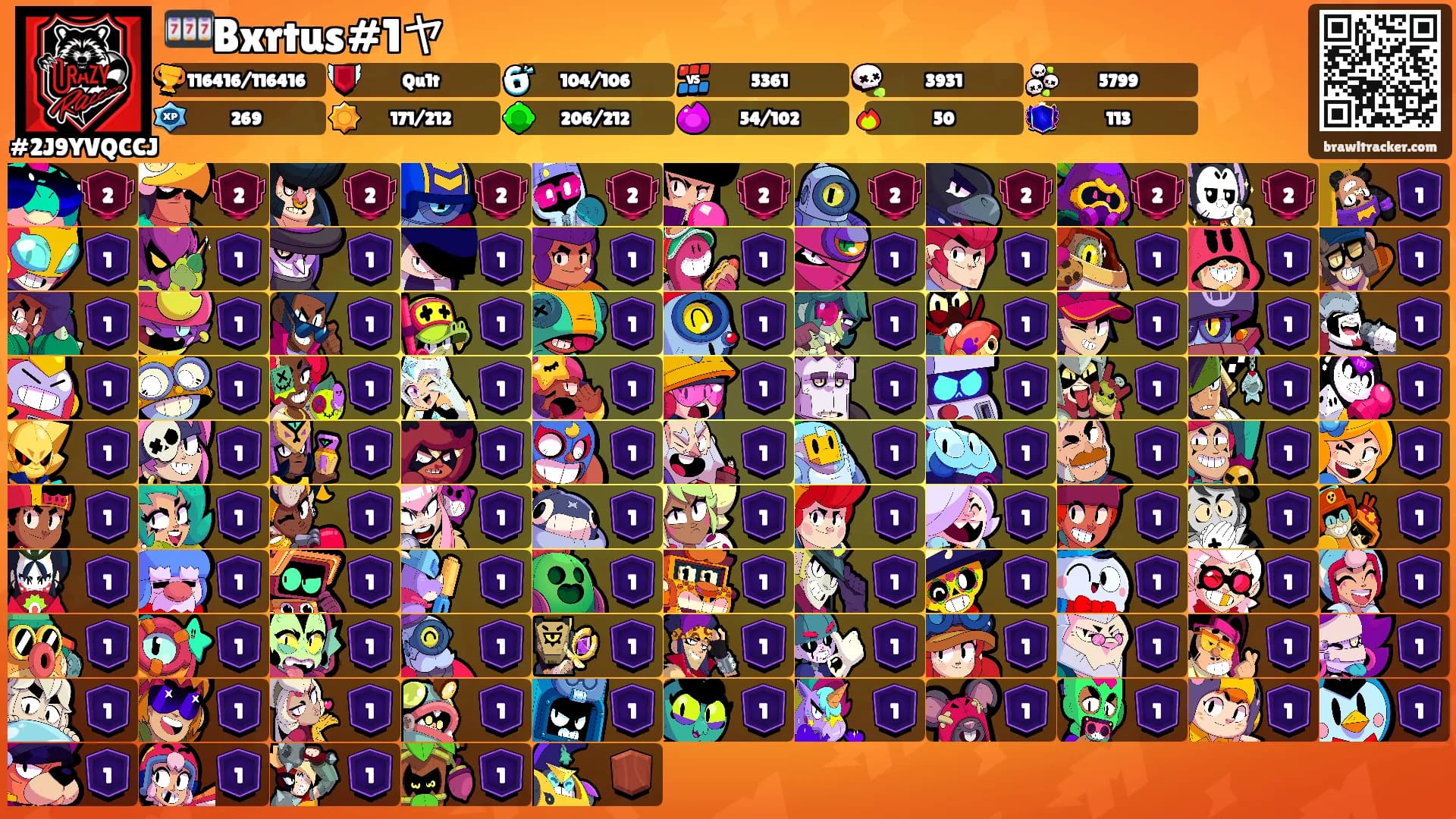 🎰Bxrtus#1ヤ's Ranks