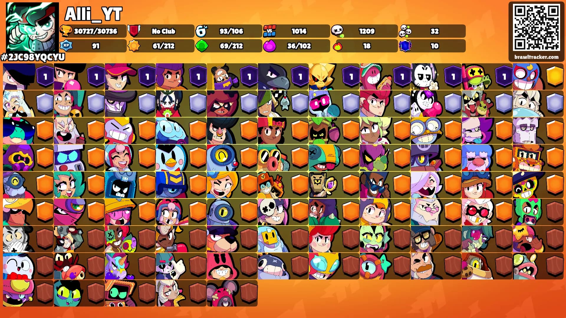 Alli_YT's Ranks