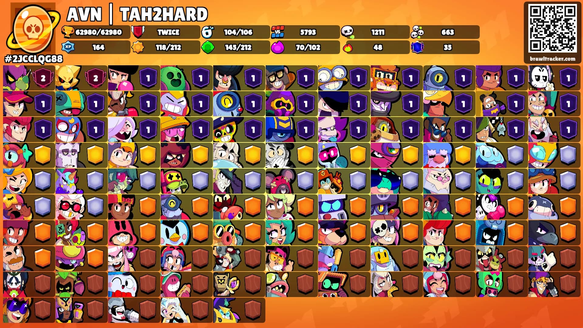 AVN | TAH2HARD's Ranks