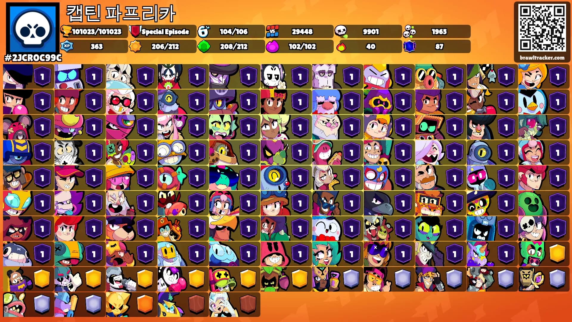 캡틴 파프리카's Ranks