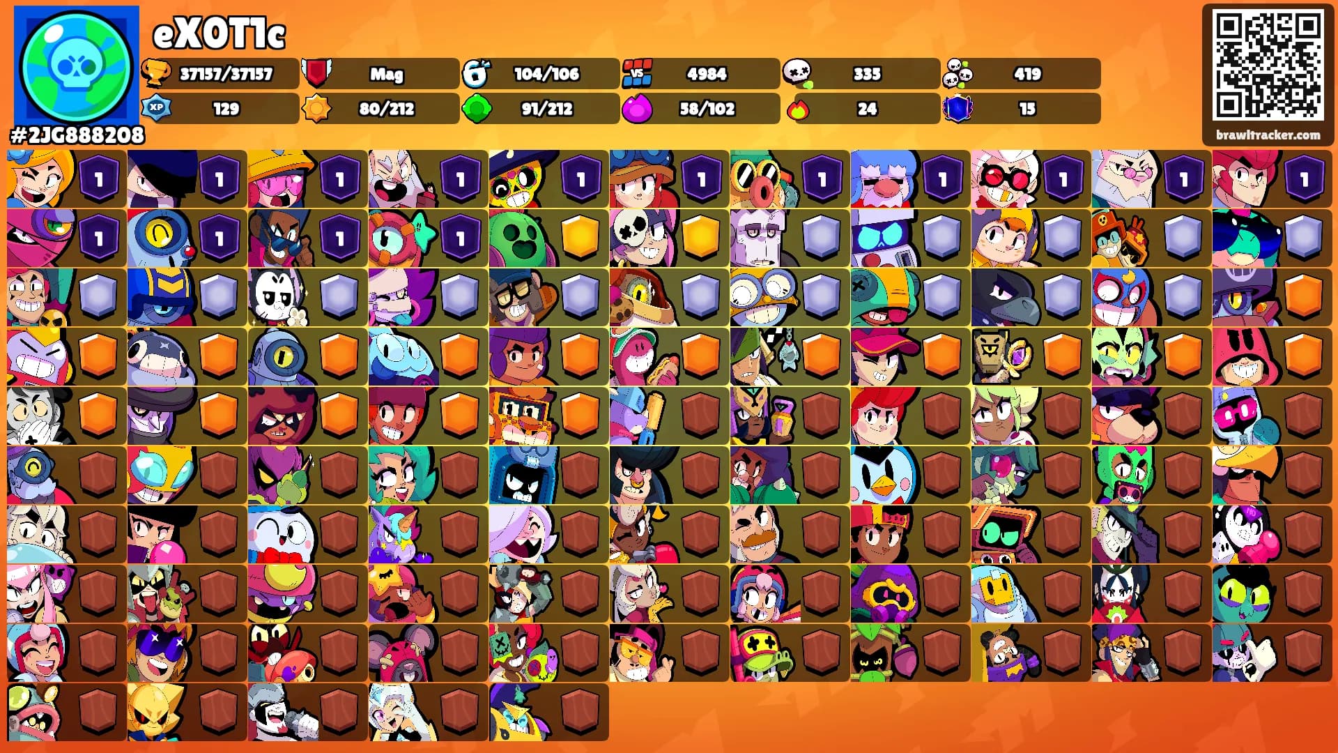 eX0T1c's Ranks