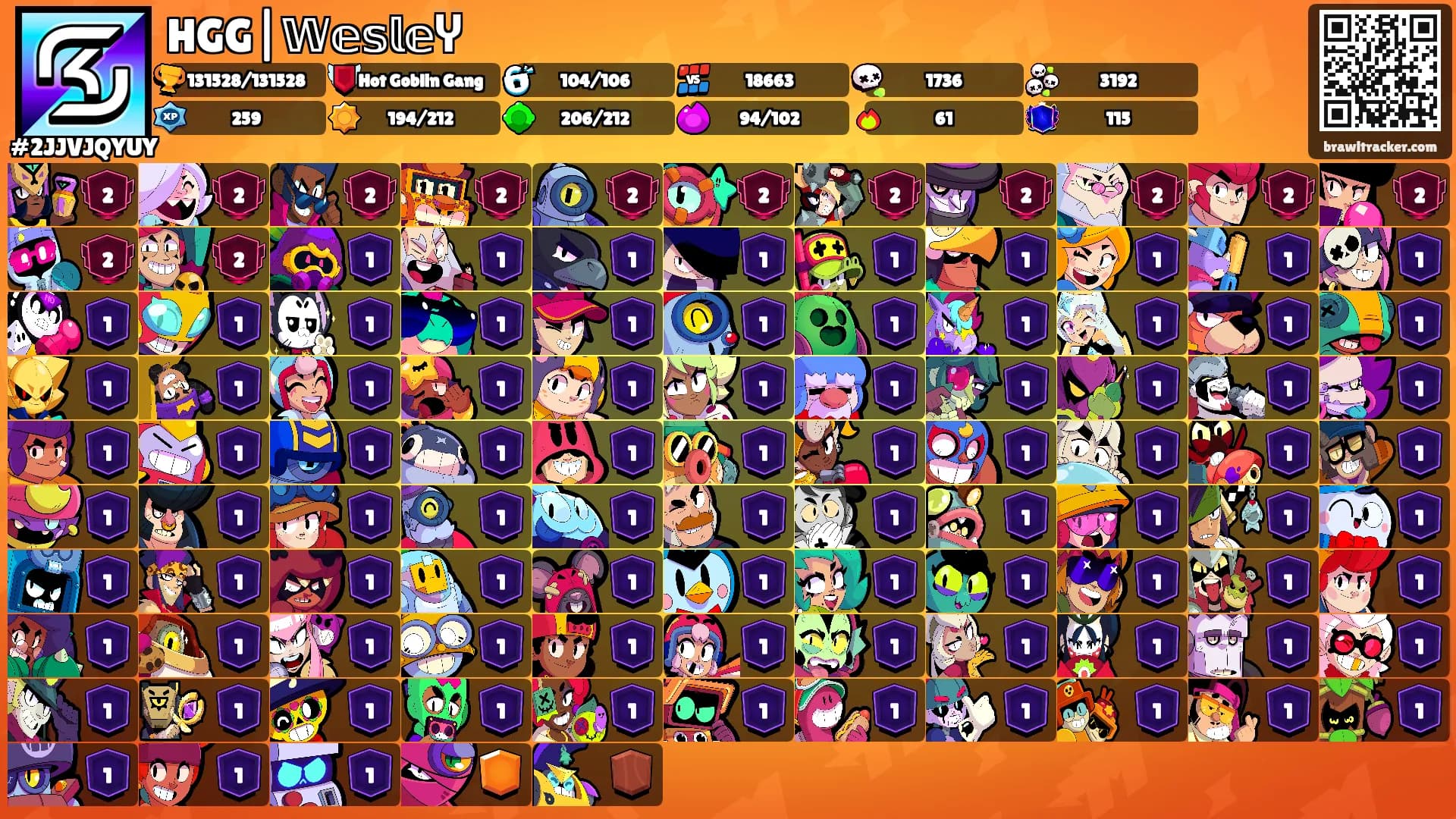 HGG|𝕎𝕖𝕤𝕝𝕖Ⴤ's Ranks