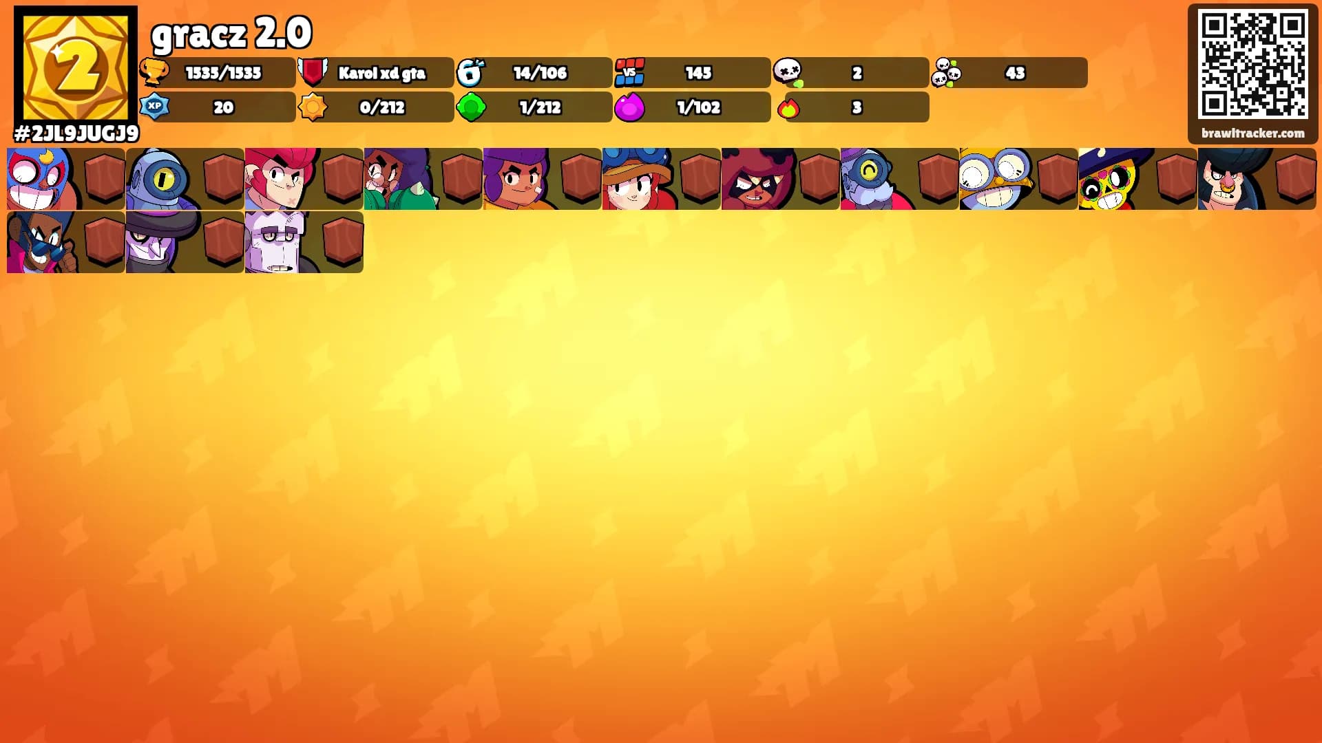 gracz 2.0's Ranks
