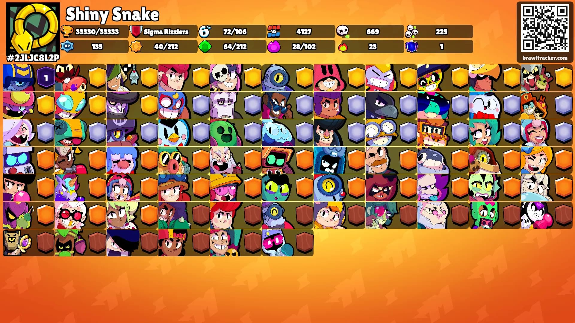 Shiny Snake's Ranks