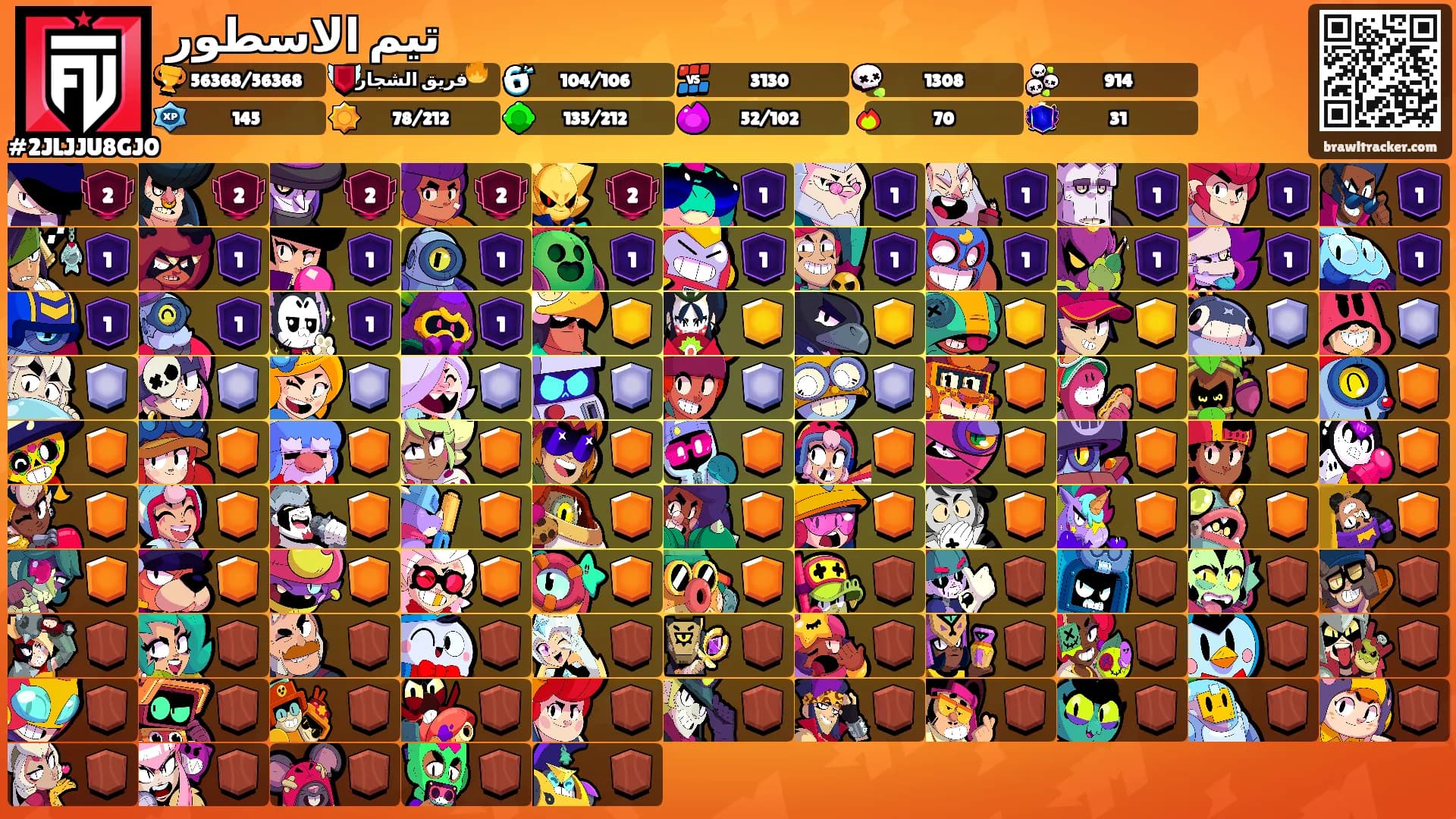 تيم الاسطور's Ranks