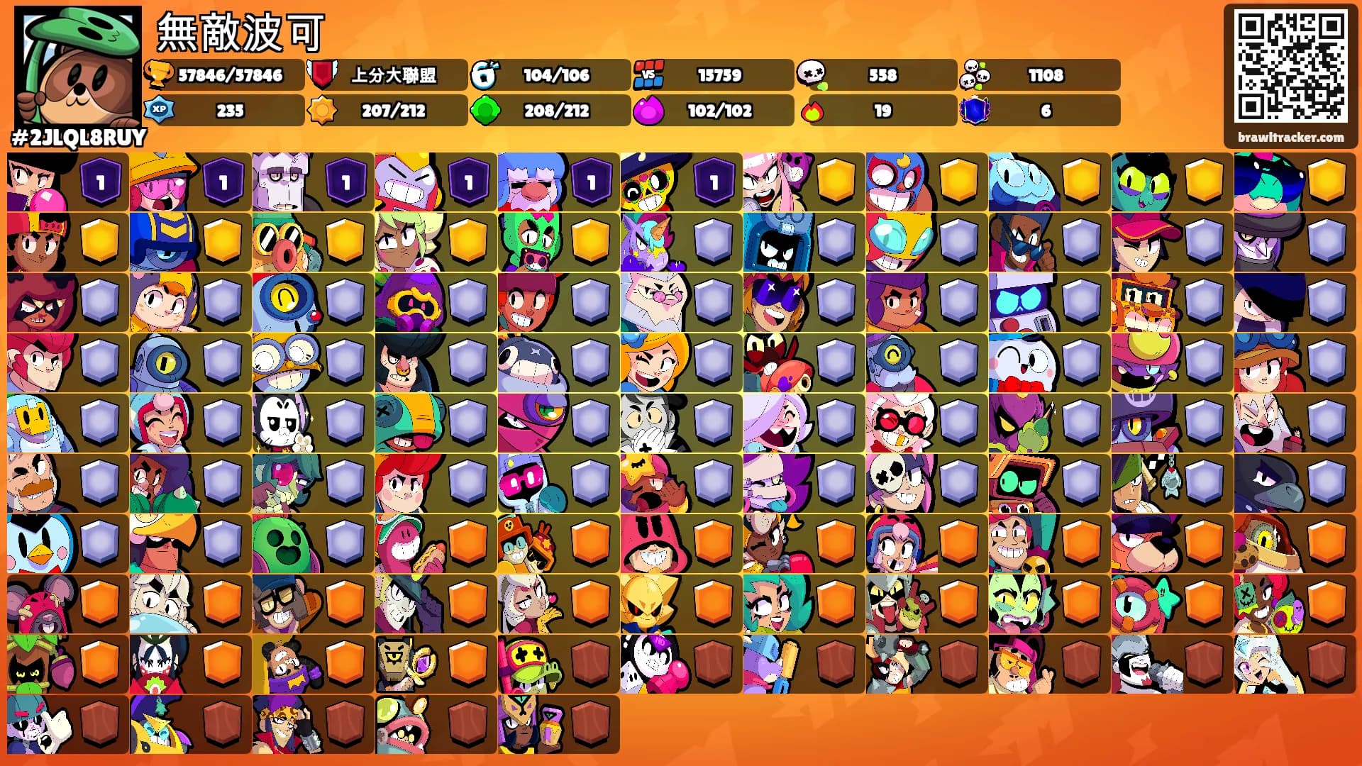 無敵波可's Ranks