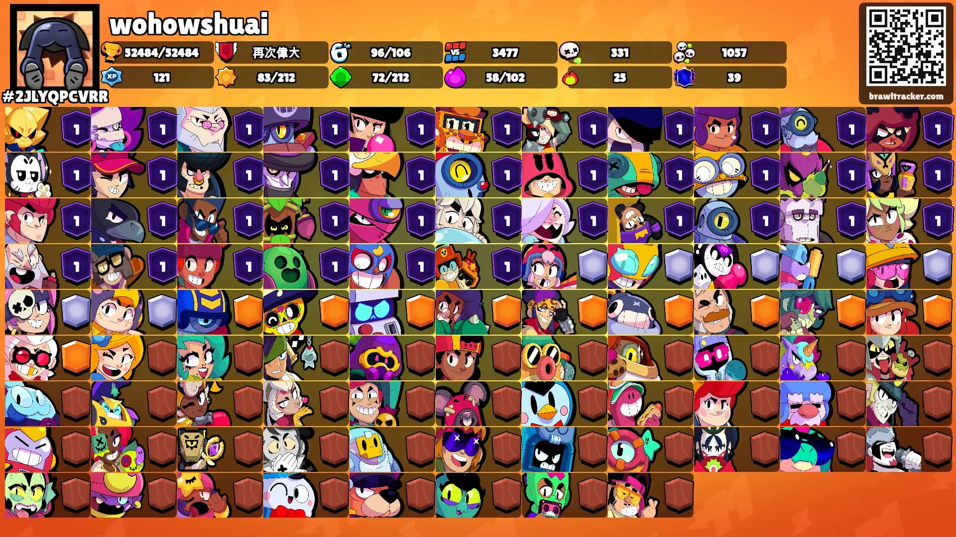wohowshuai's Ranks