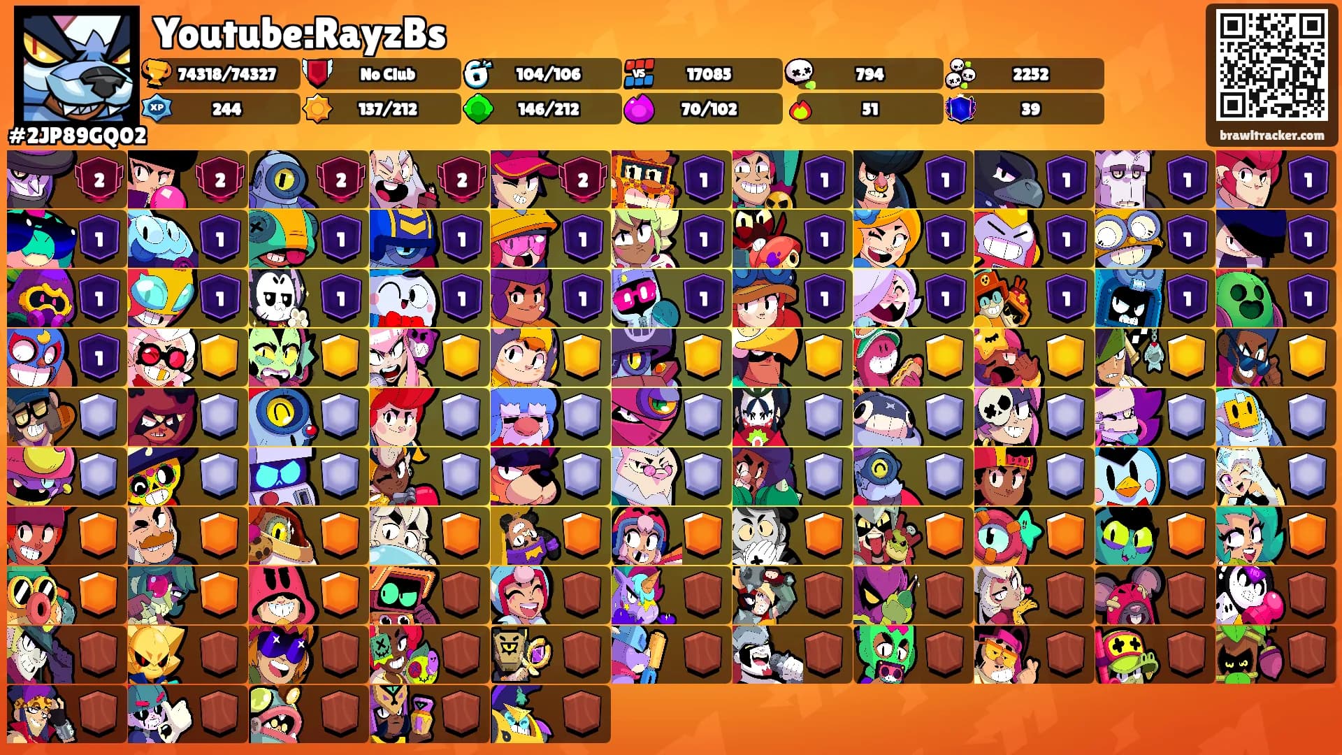 Youtube:RayzBs's Ranks