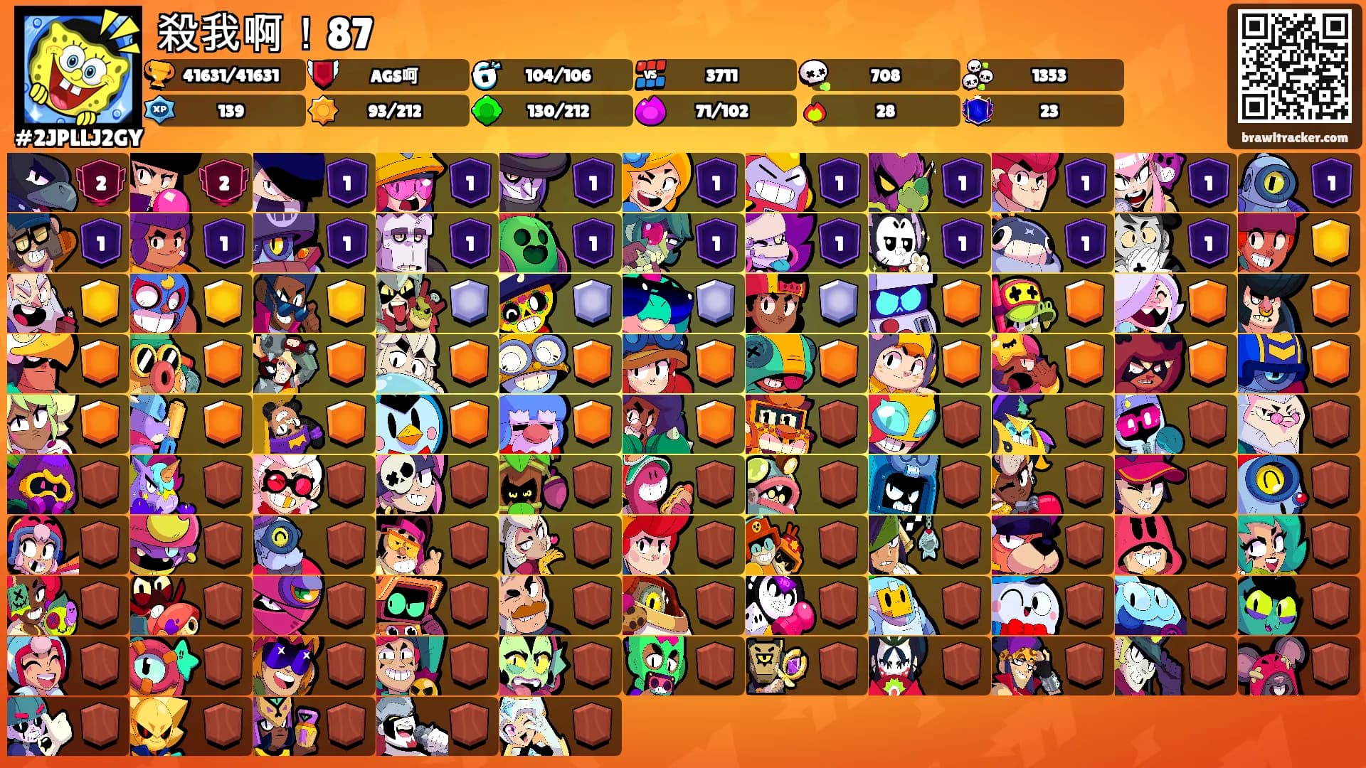 殺我啊！87's Ranks