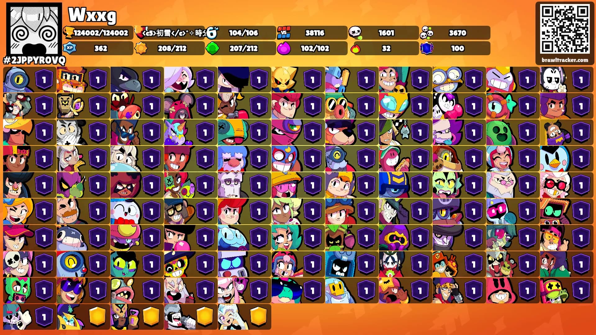 Wxxg's Ranks