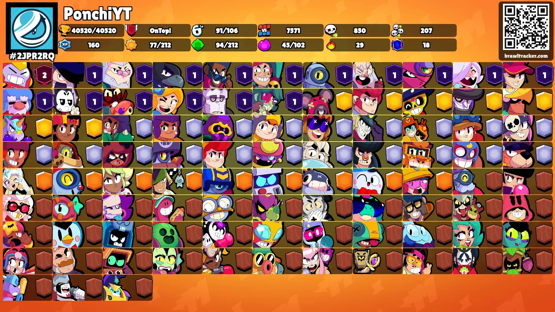 PonchiYT's Ranks