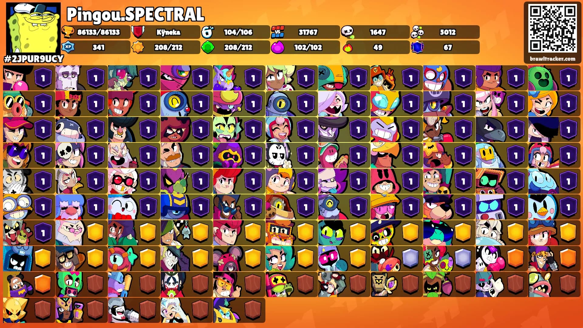 Pingou.SPECTRAL's Ranks