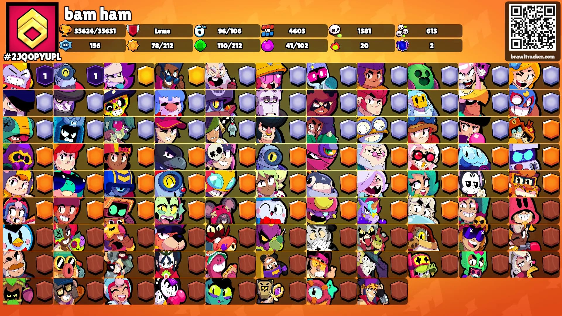 bam ham's Ranks