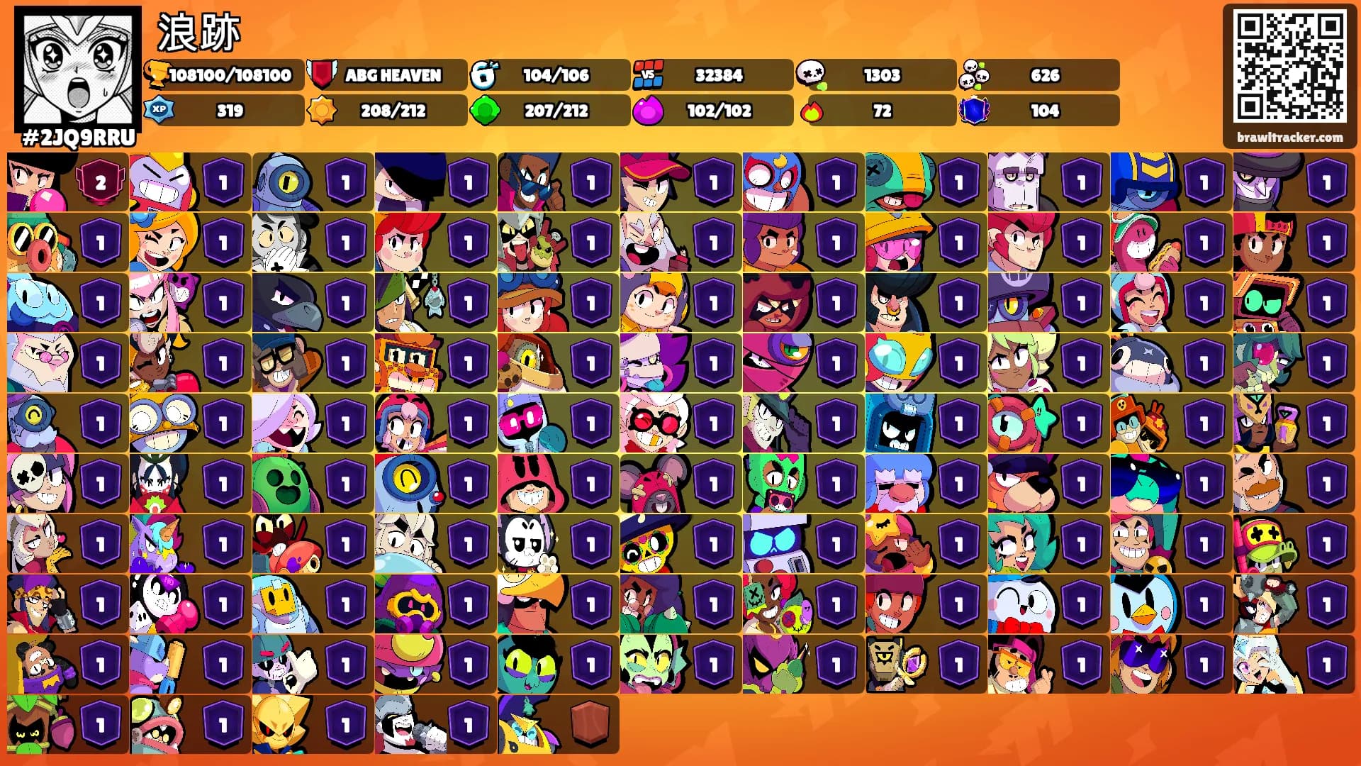 浪跡's Ranks