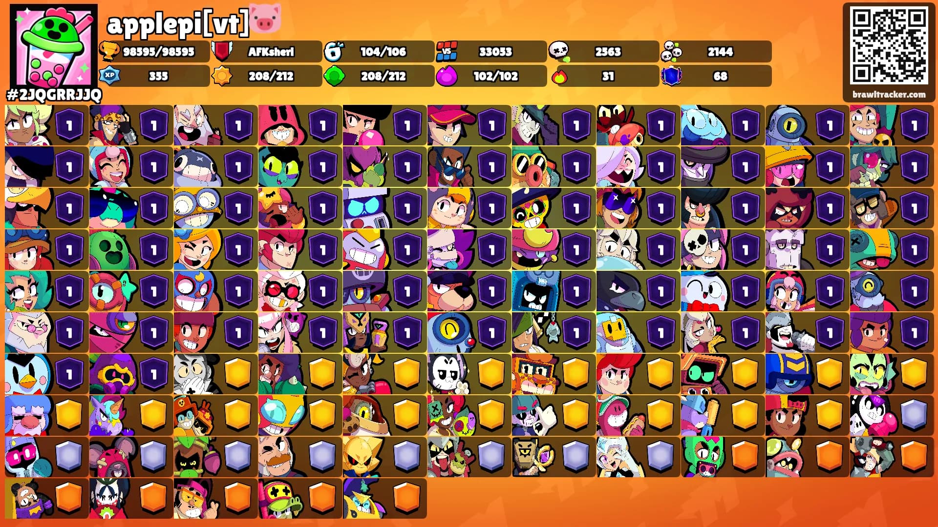 applepi[vt]🐷's Ranks