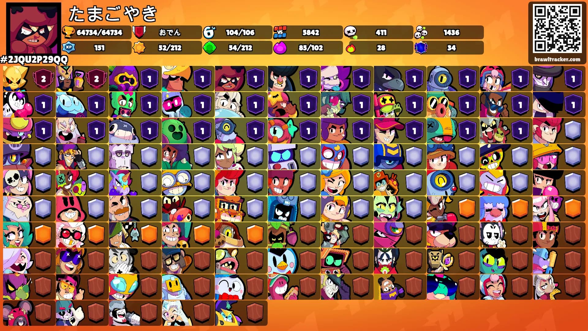 たまごやき's Ranks