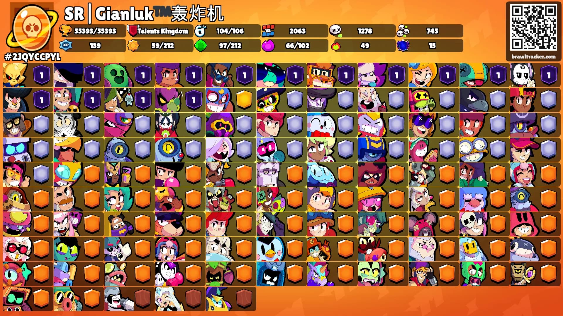 SR|Gianluk™️轰炸机's Ranks