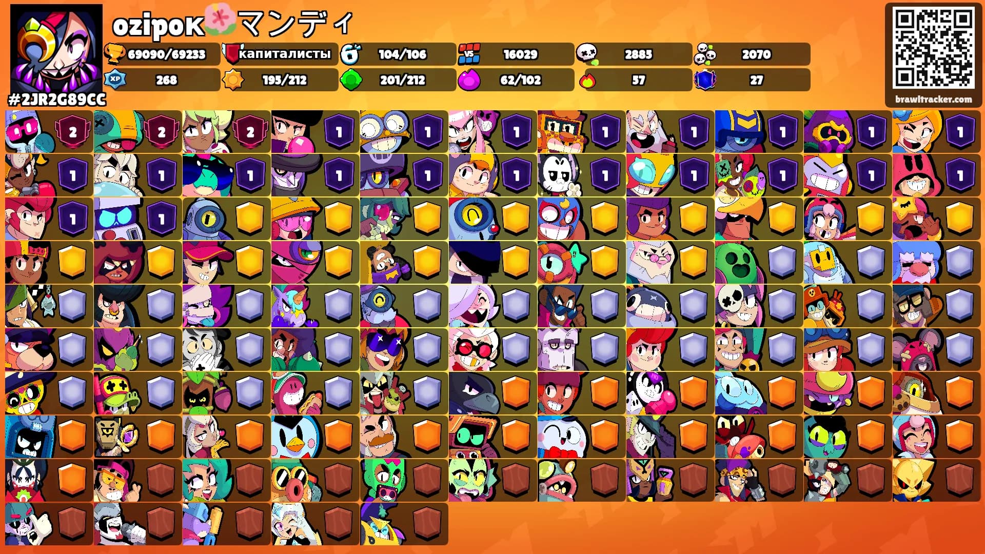 ozipoк🌺マンディ's Ranks