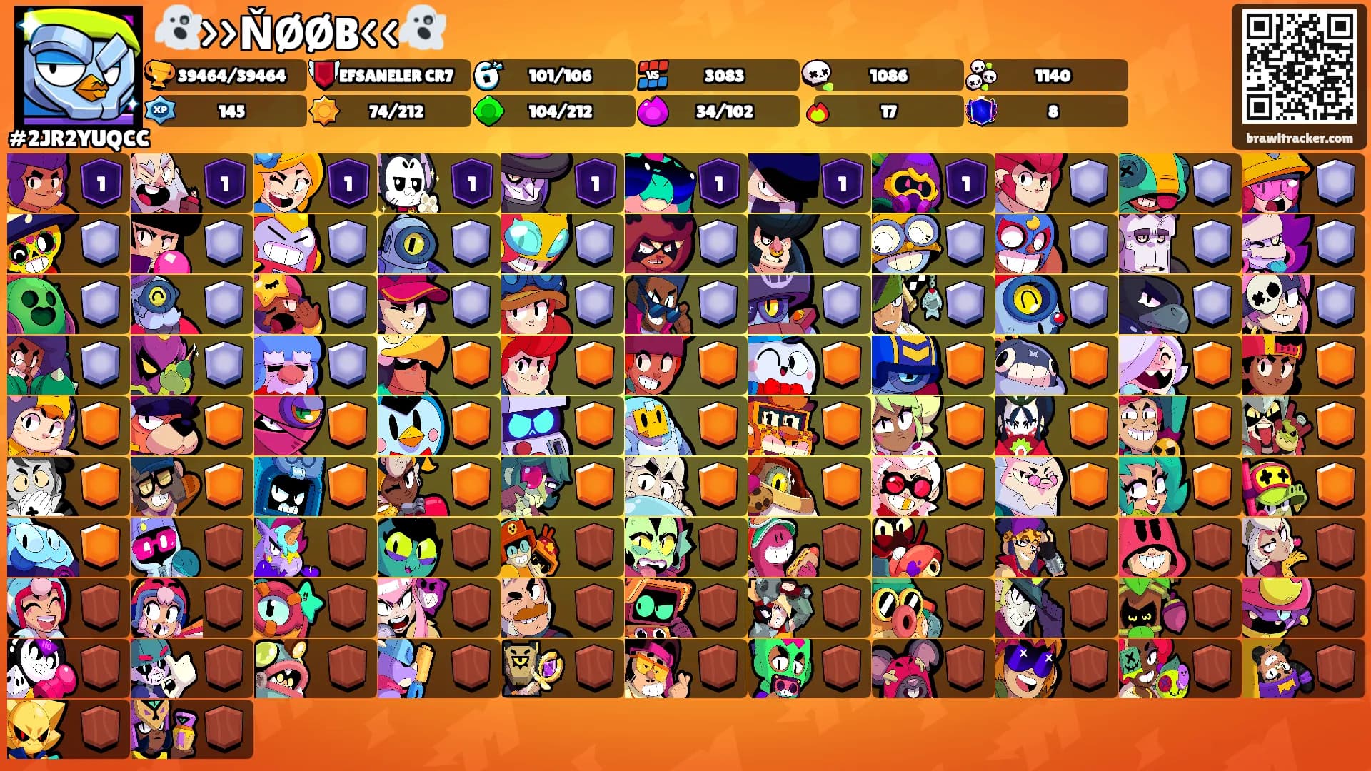 👻>>ŇØØB<<👻's Ranks