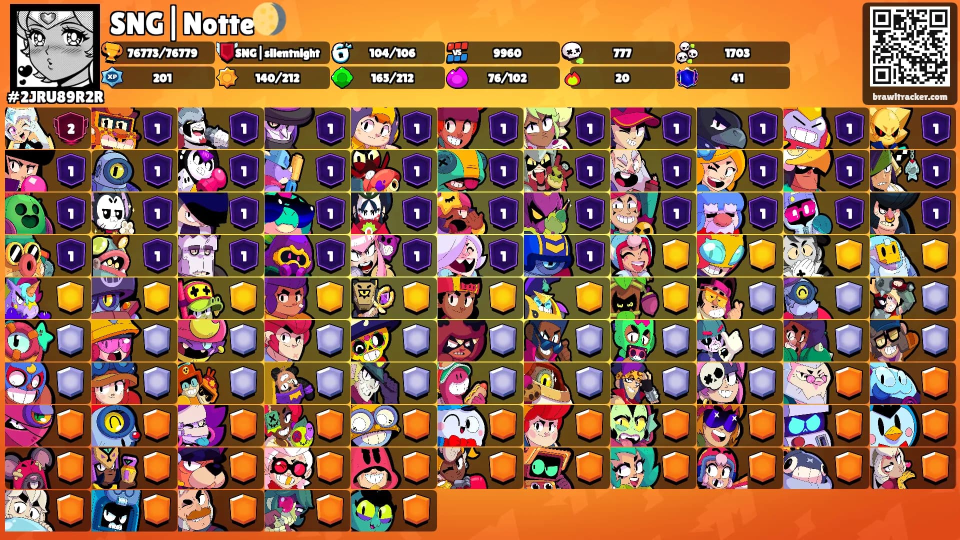 SNG|Notte🌖's Ranks