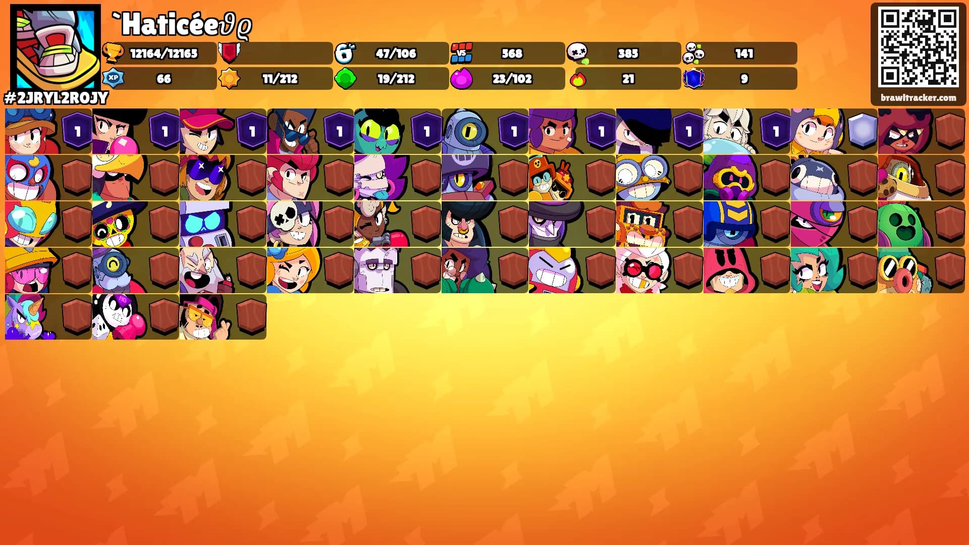 `Haticée𝜗𝜚's Ranks